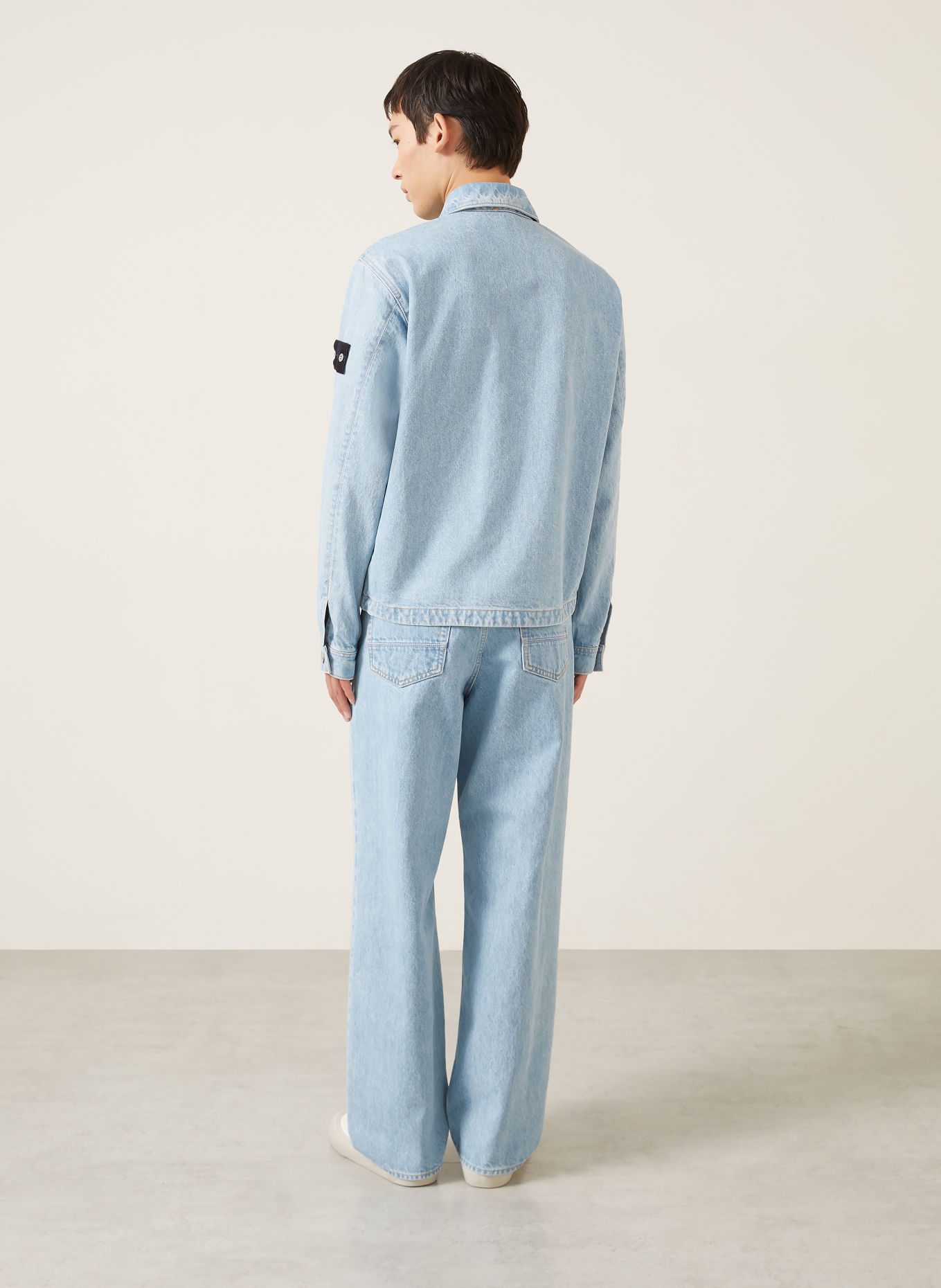 STONE ISLAND Jeans DENIM PROJECT Loose Fit: VJ204 BLUE LIGHT WASH