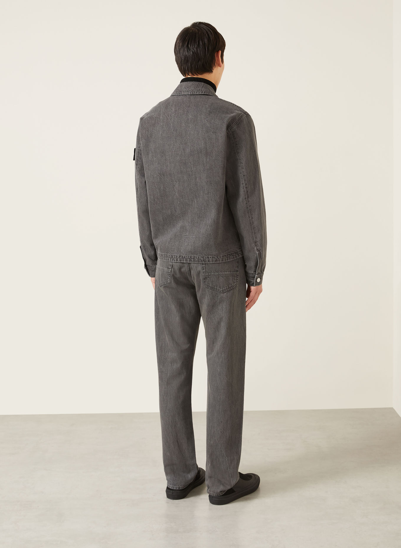 STONE ISLAND Jeans DENIM PROJECT Straight Fit: VJ604 GREY LIGHT WASH