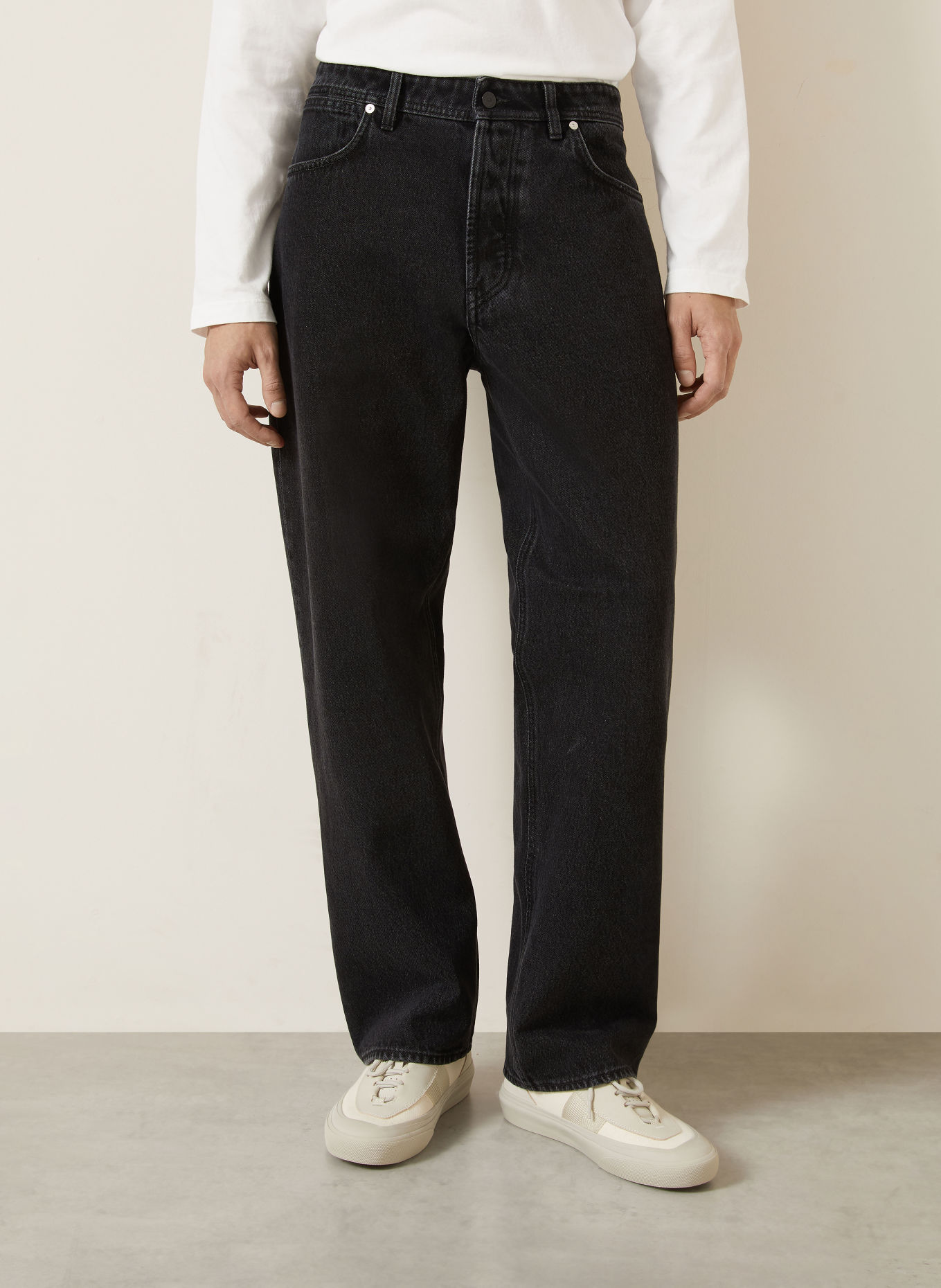 STONE ISLAND Jeans DENIM PROJECT Loose Fit: VJ902 BLACK MEDIUM WASH