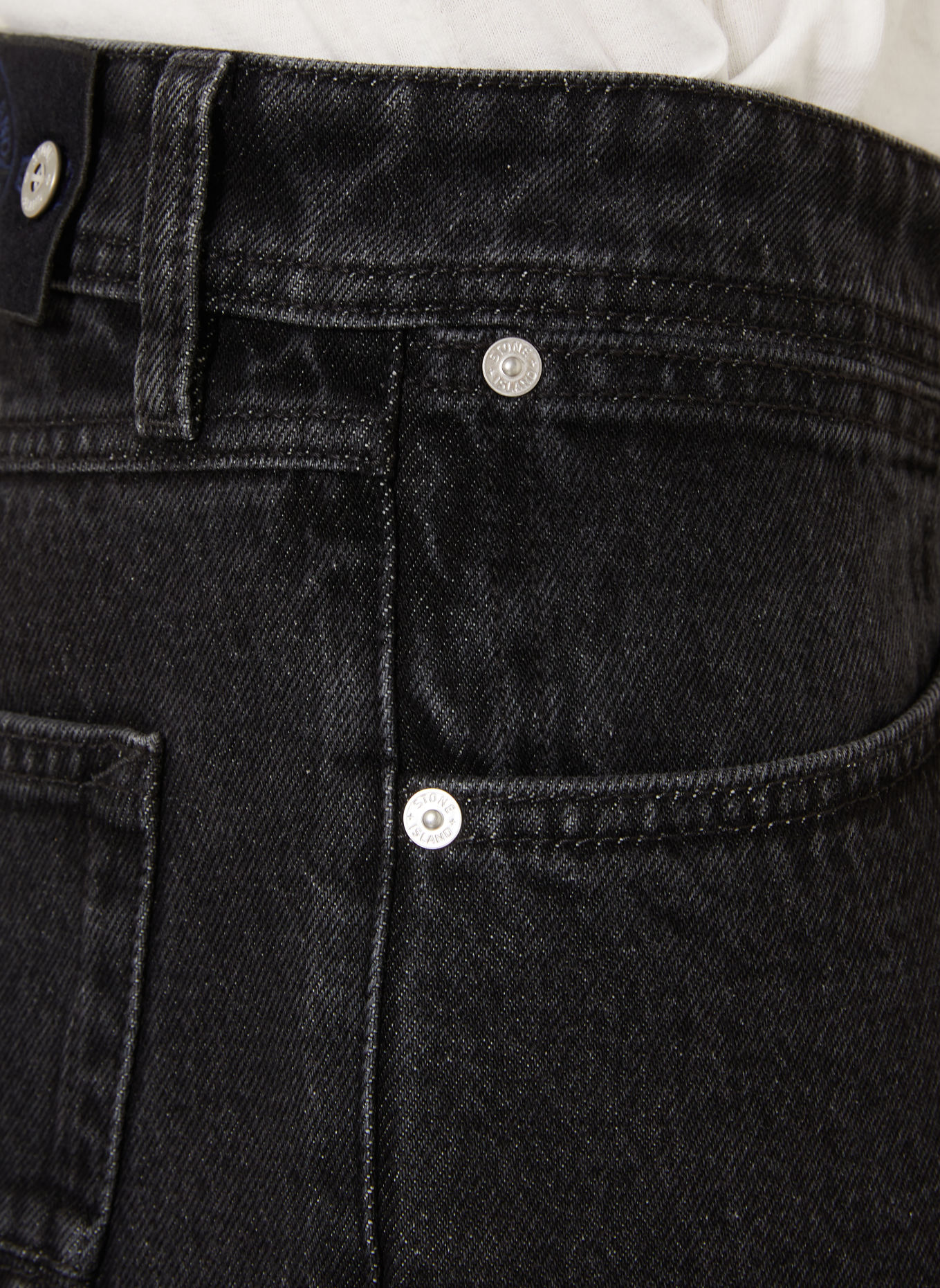 STONE ISLAND Jeans DENIM PROJECT Loose Fit: VJ902 BLACK MEDIUM WASH
