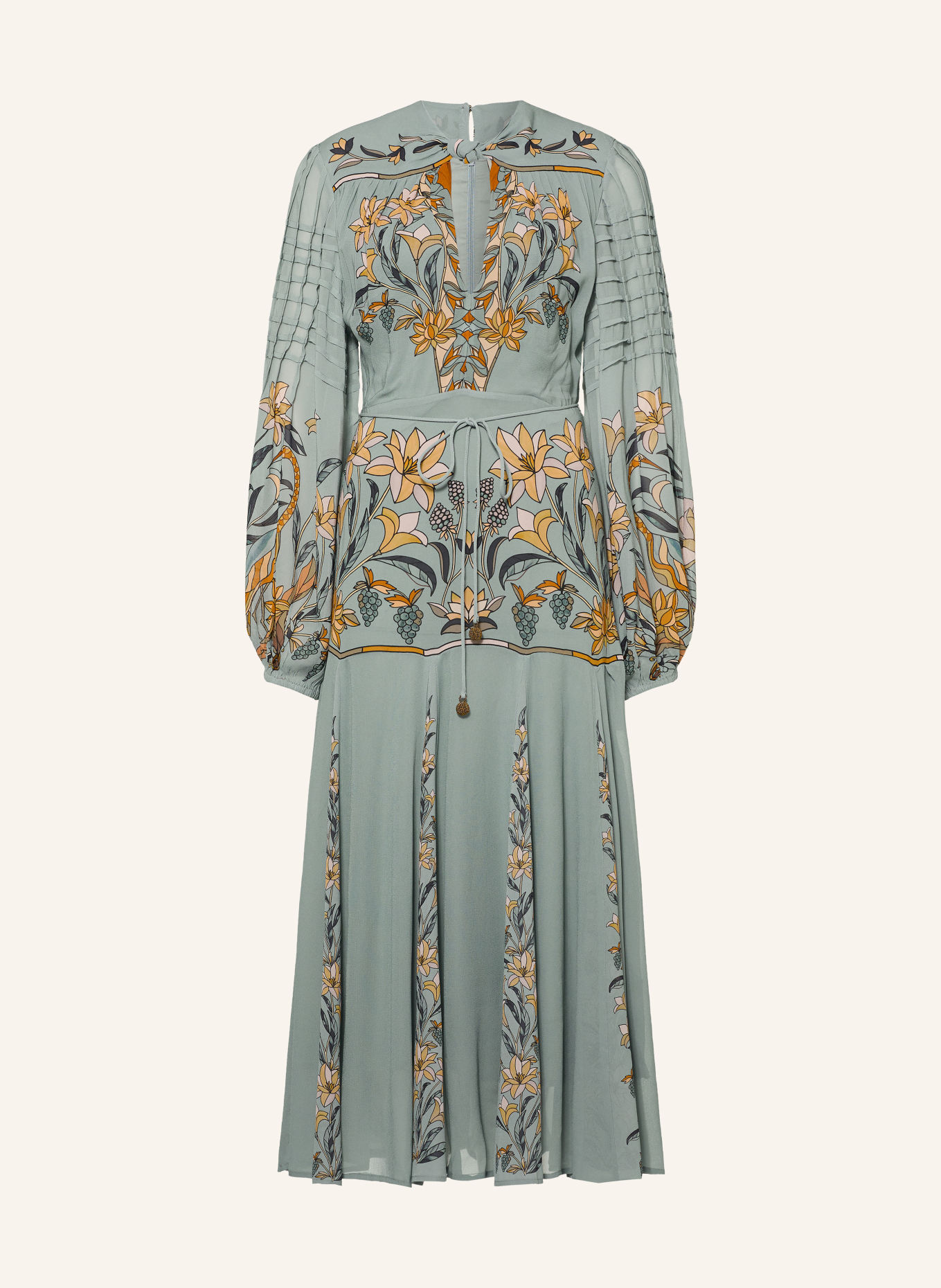 FARM RIO Robe STAINED GLASS BEAUTY: BLEU / BEIGE