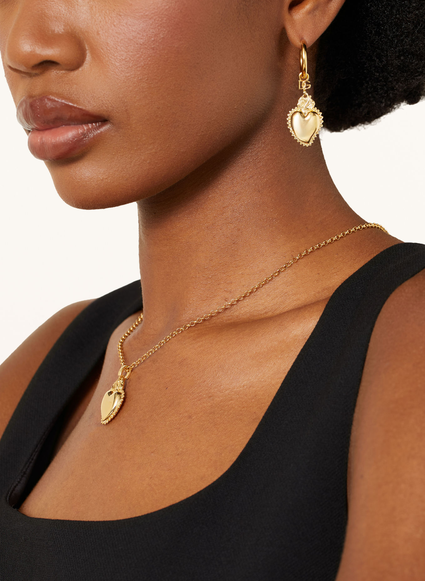 DOLCE & GABBANA Hoop earrings: GOLD