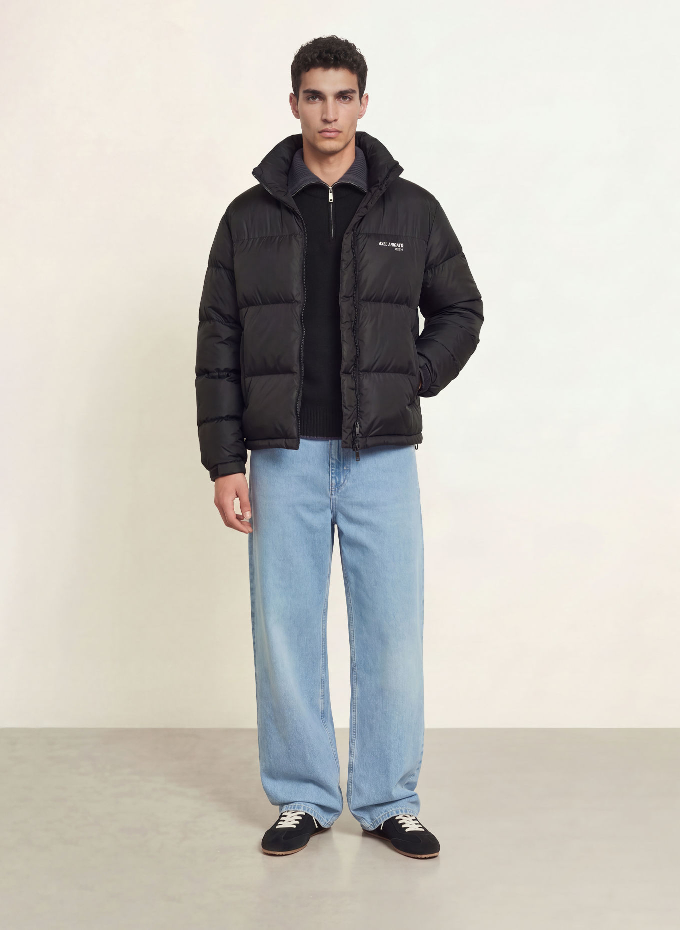 AXEL ARIGATO OBSERVER Down Jacket: BLACK