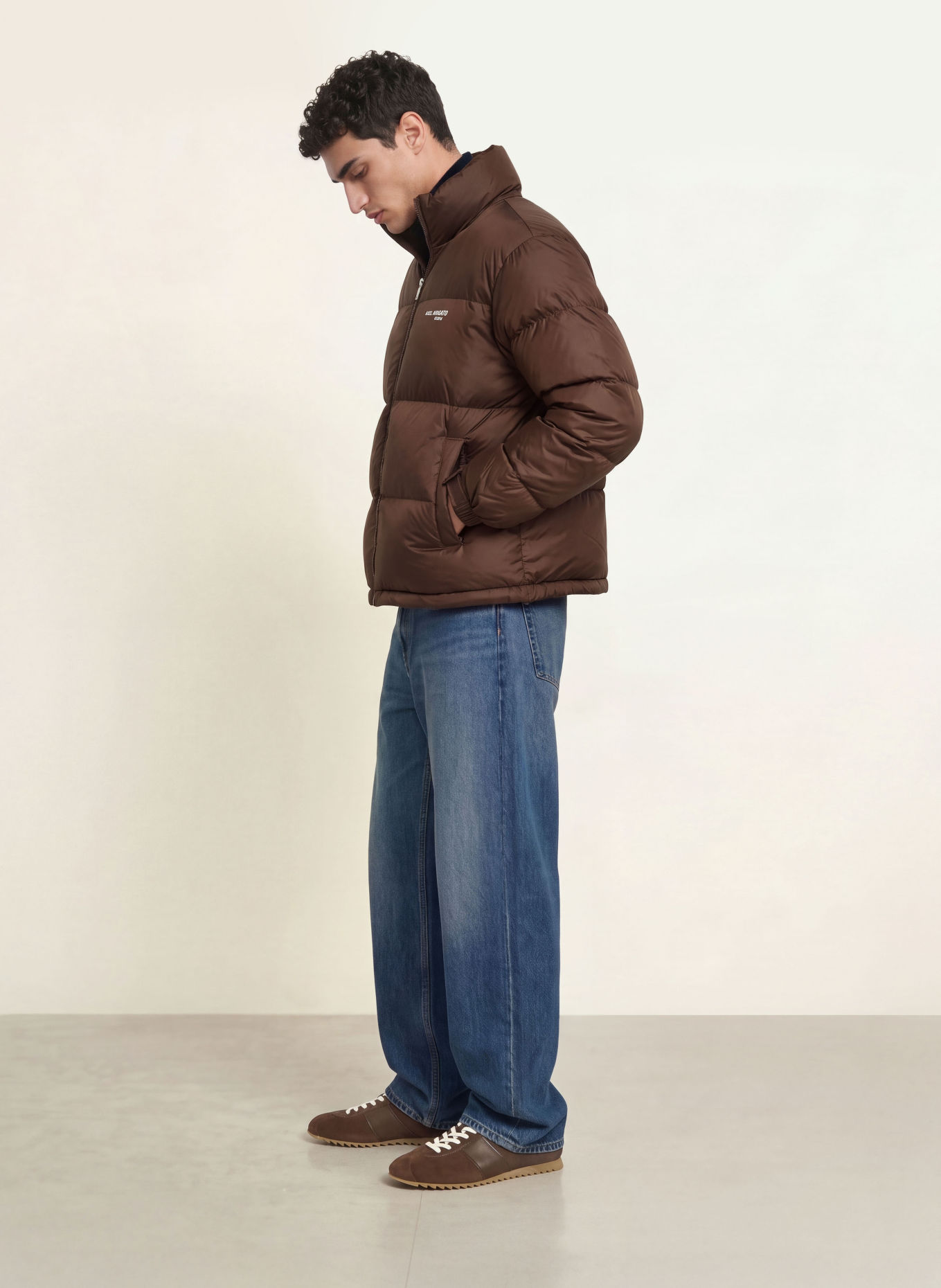 AXEL ARIGATO OBSERVER Down Jacket: DARK BROWN