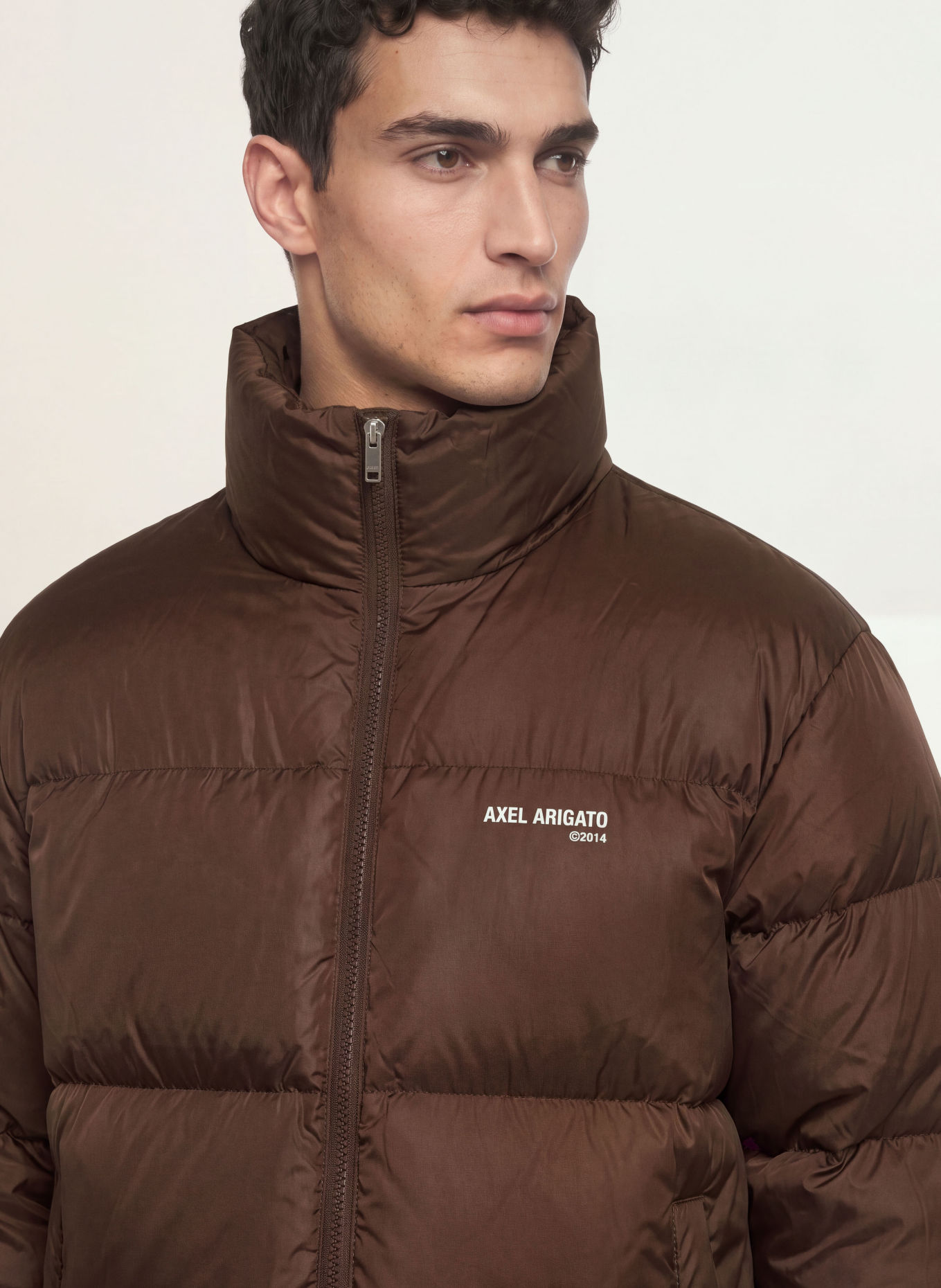 AXEL ARIGATO OBSERVER Down Jacket: DARK BROWN