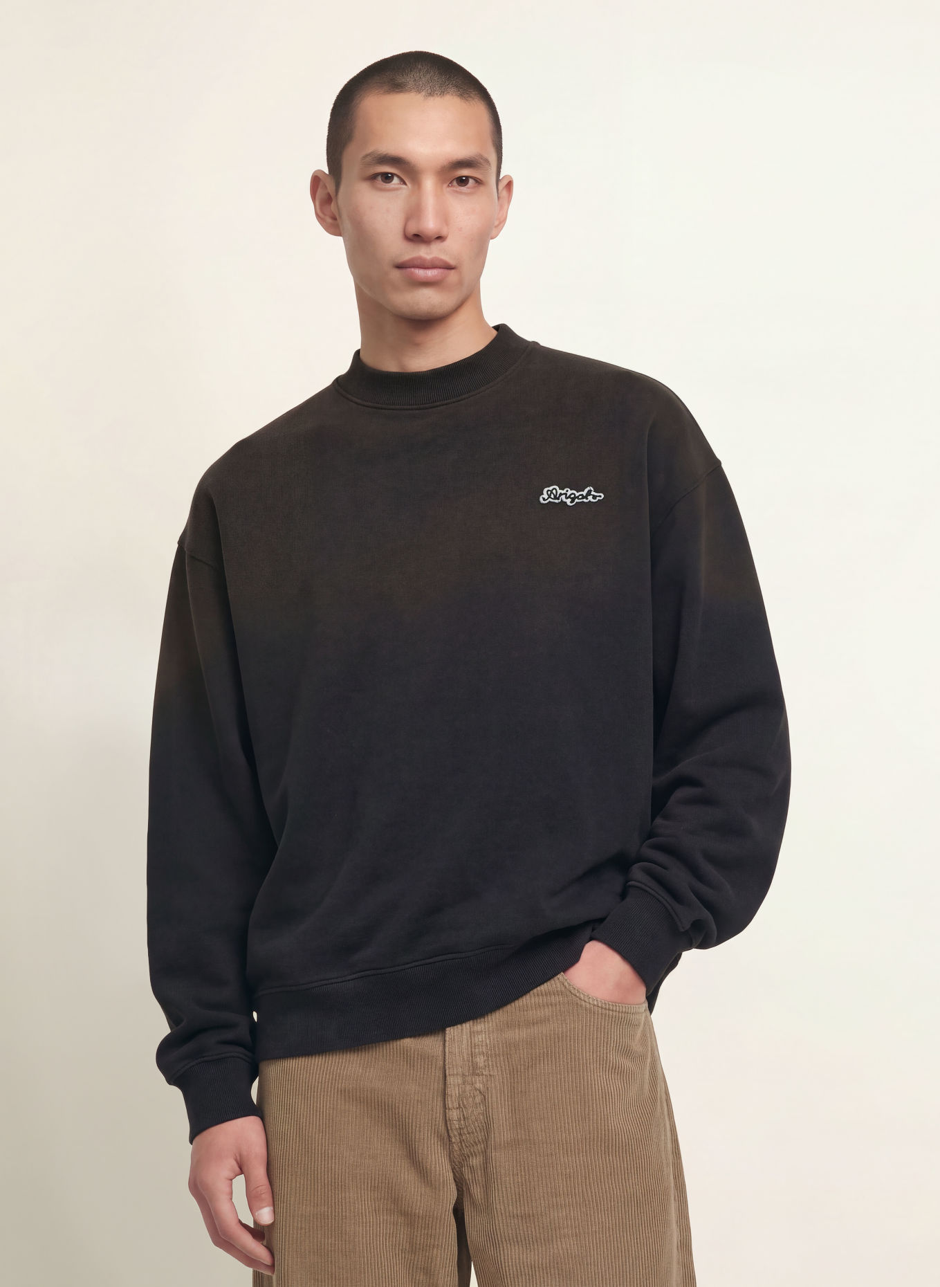 AXEL ARIGATO TRACE Sweatshirt: BLACK