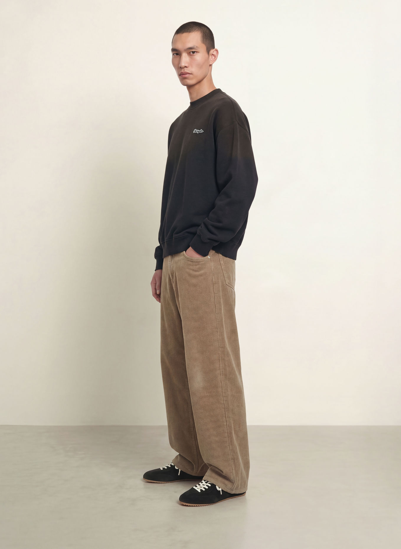 AXEL ARIGATO TRACE Sweatshirt: BLACK
