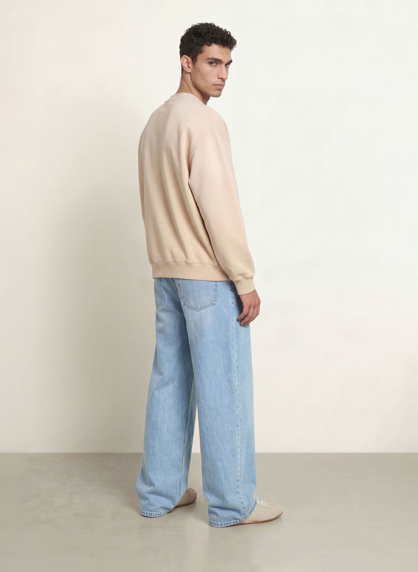 AXEL ARIGATO TRACE Sweatshirt: BEIGE