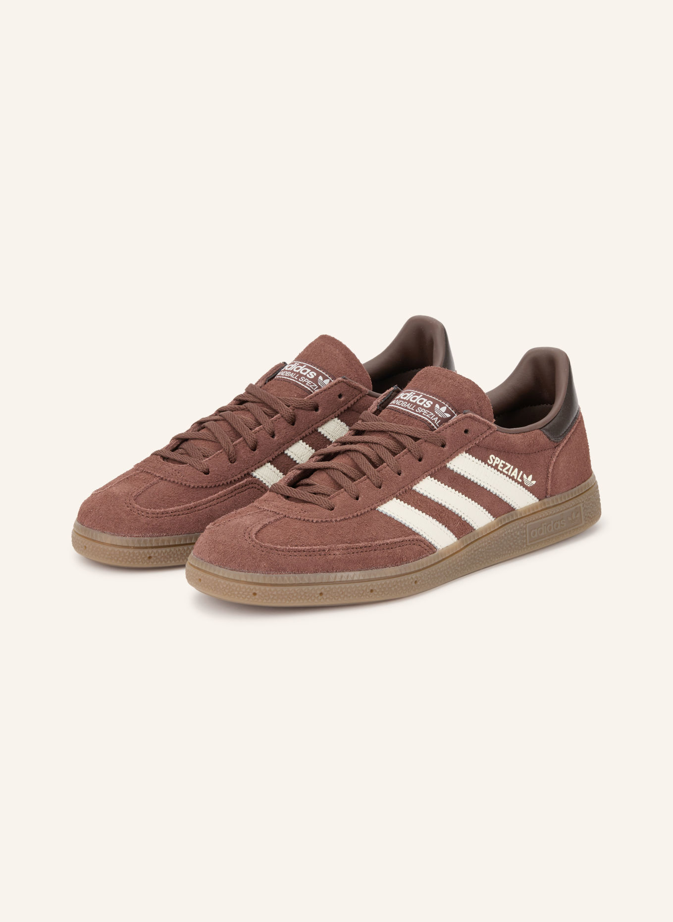 adidas Originals Sneaker HANDBALL SPEZIAL: DUNKELBRAUN / WEISS / SCHWARZ