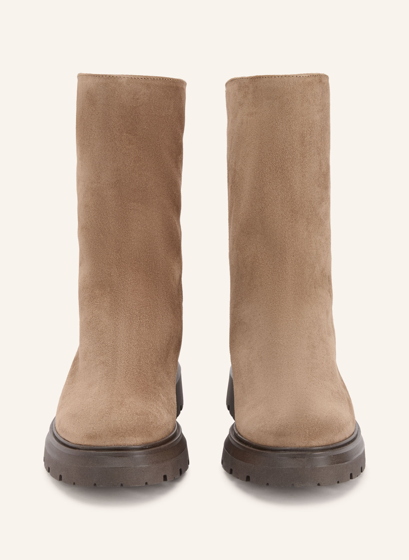 darling harbour Boots: BEIGE