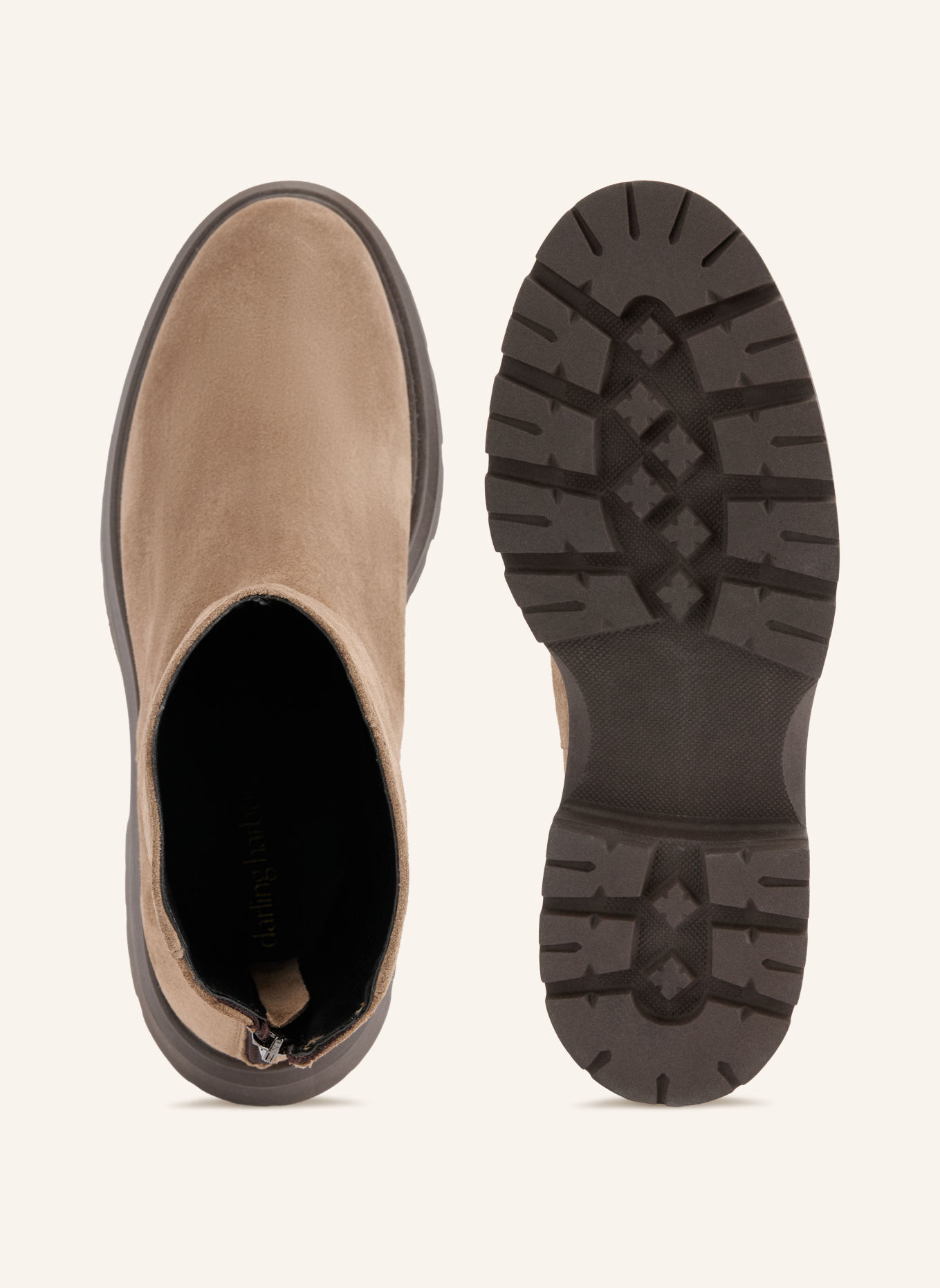 darling harbour Boots: BEIGE