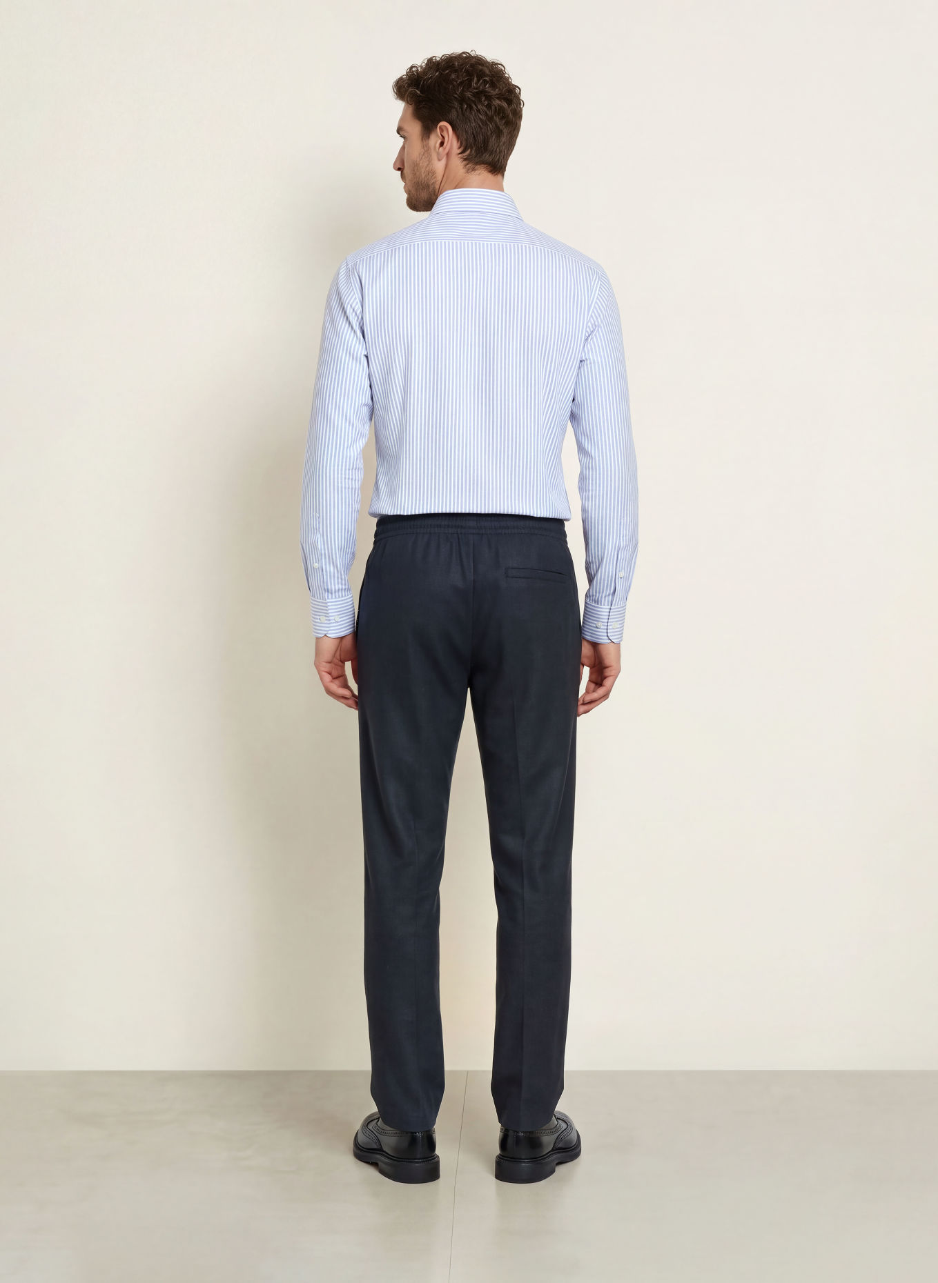 BARBA NAPOLI Hemd Slim Fit: HELLBLAU / DUNKELGRAU / WEISS