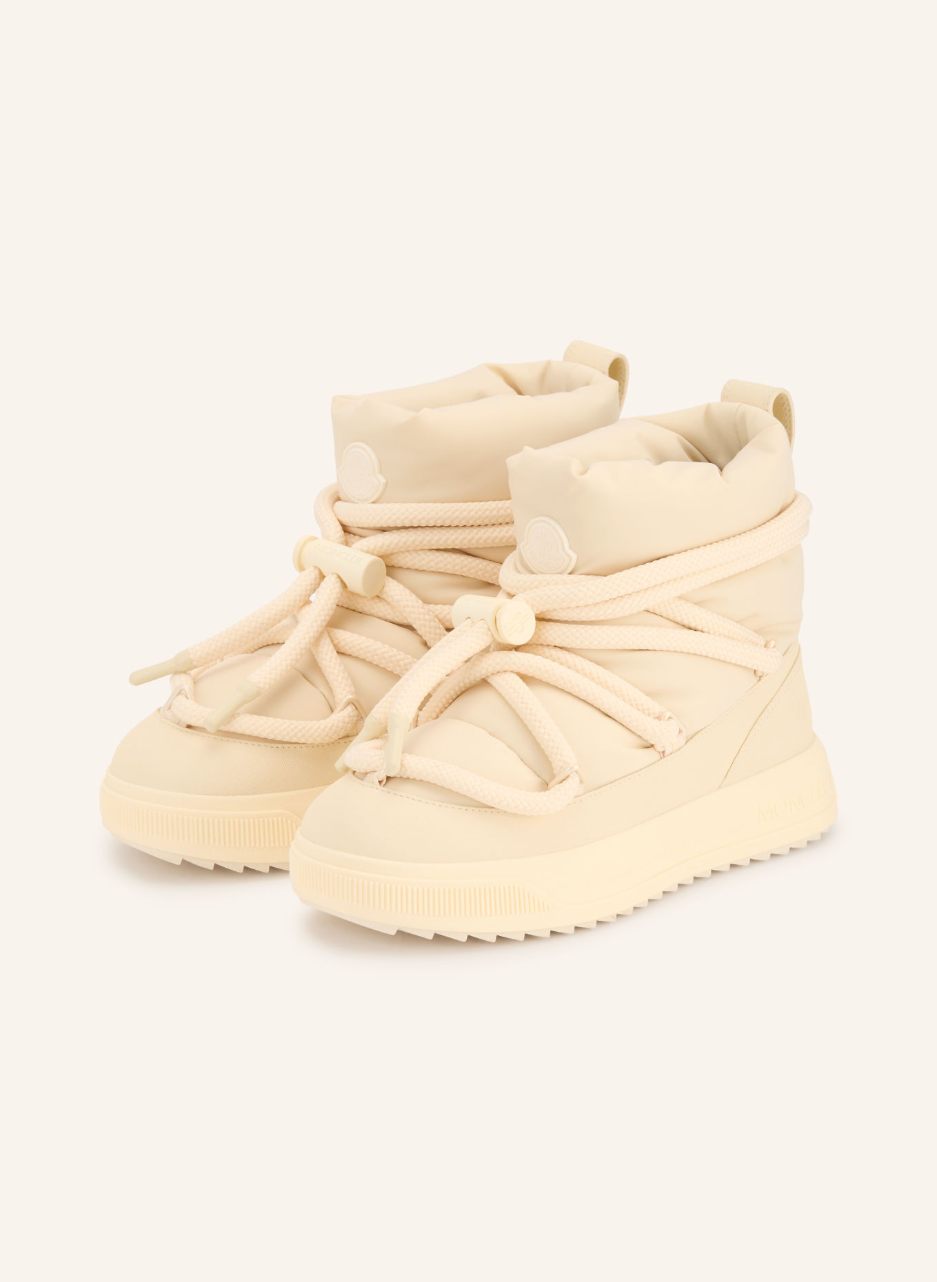 MONCLER ALTIVE Boots: CREAM