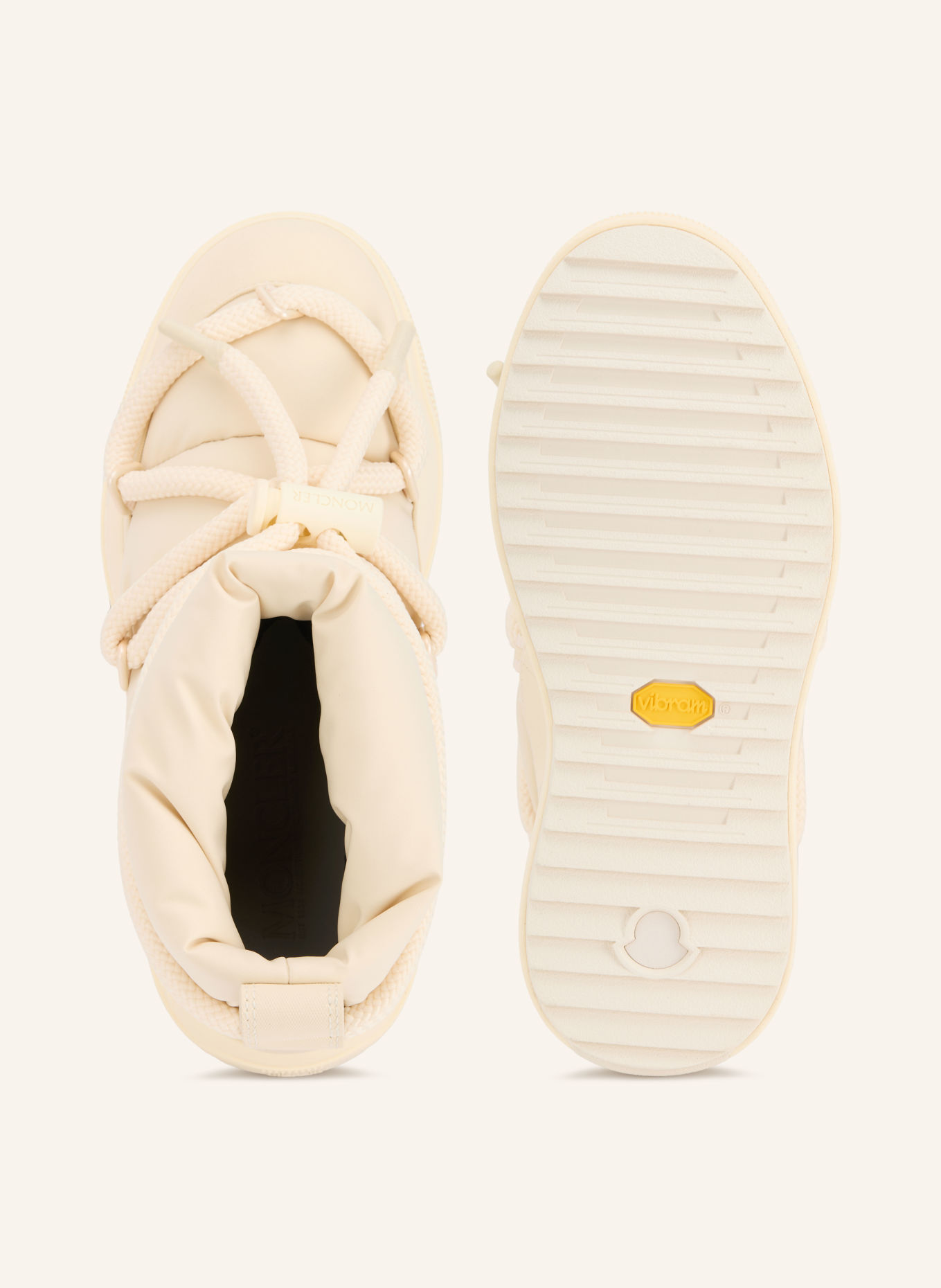 MONCLER ALTIVE Boots: CREAM