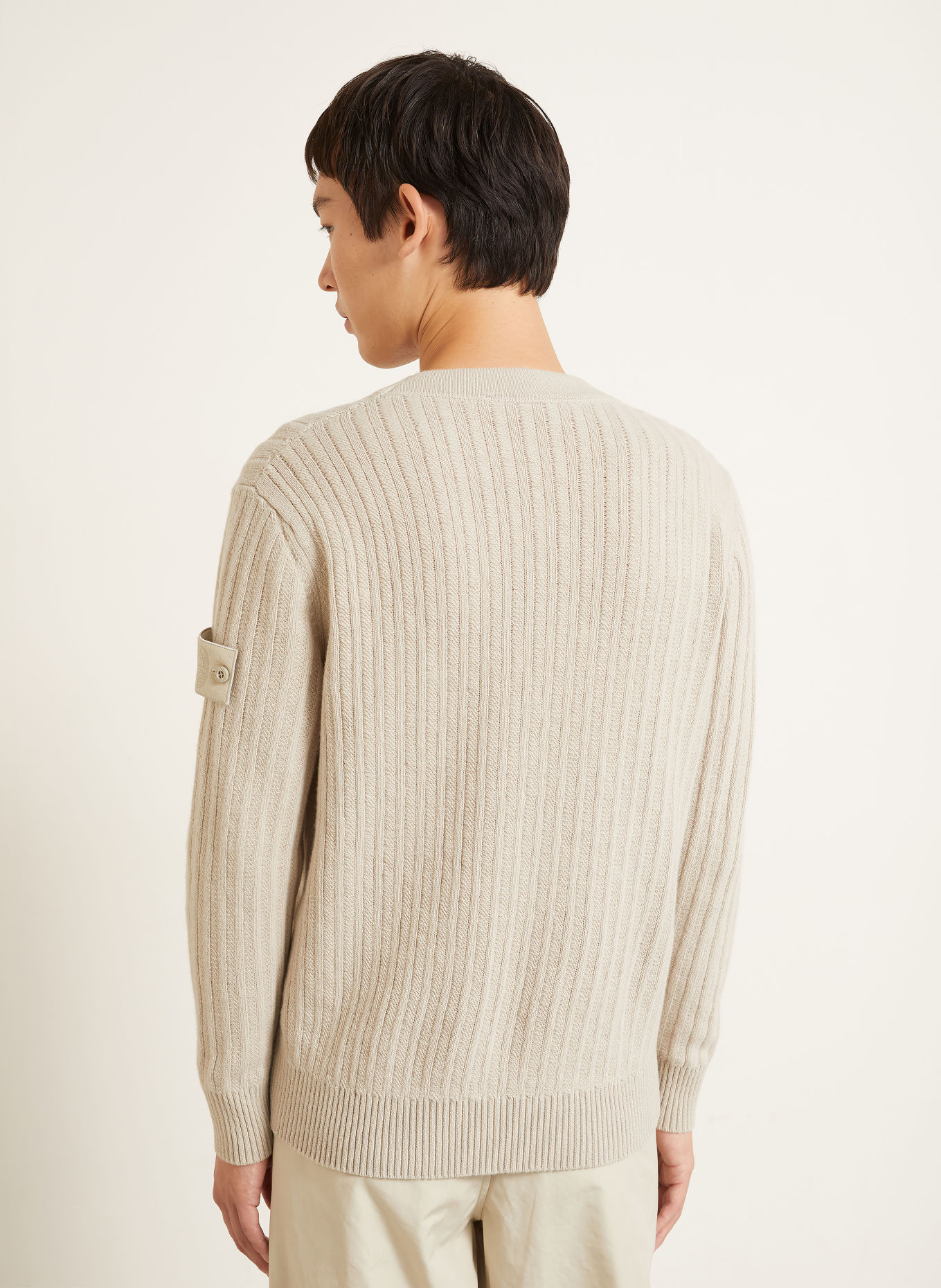 STONE ISLAND Pull GHOST: MARRON CLAIR