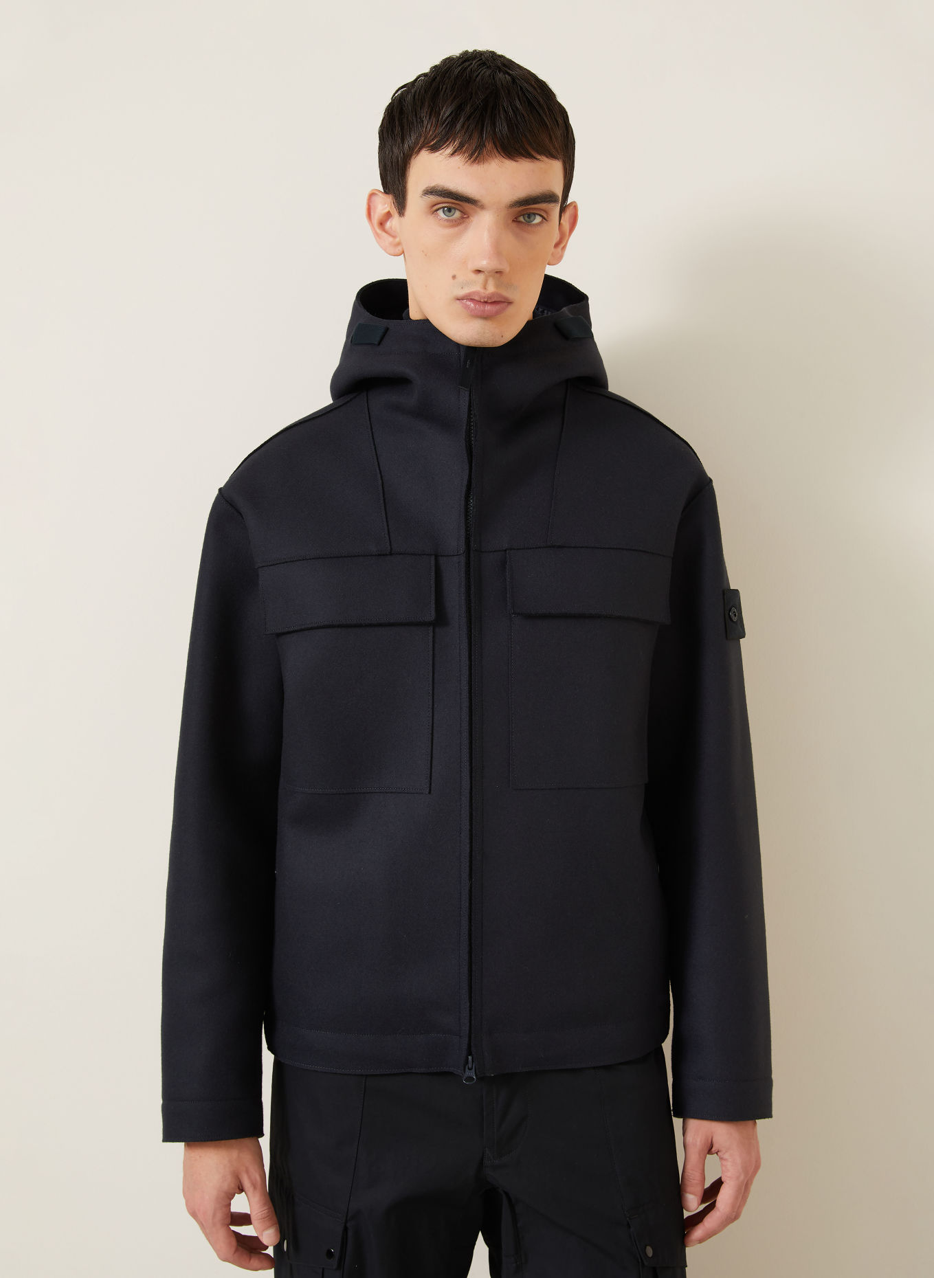 STONE ISLAND Veste GHOST: BLEU FONCÉ
