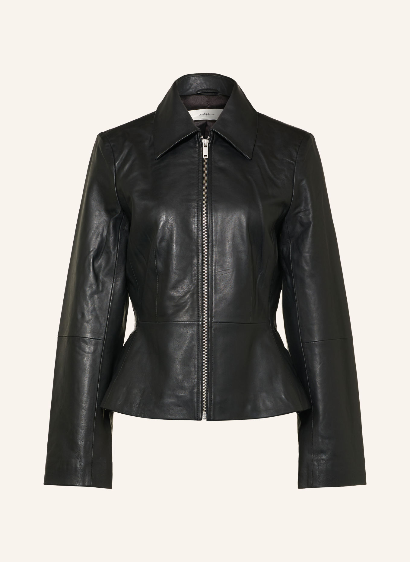 InWear Lederjacke YURIEIW: SCHWARZ