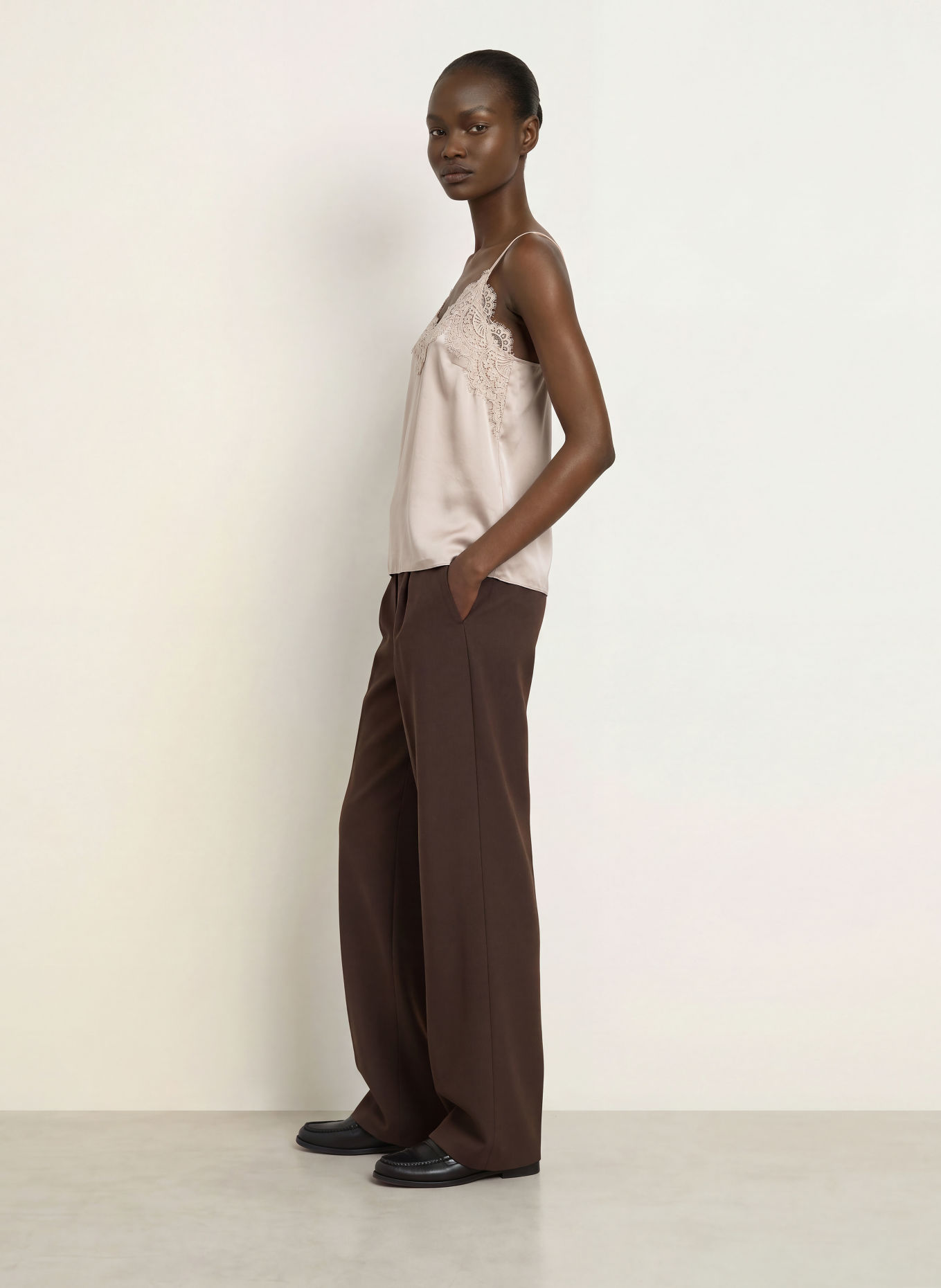 InWear Satintop ORAHIW mit Spitze: CREME