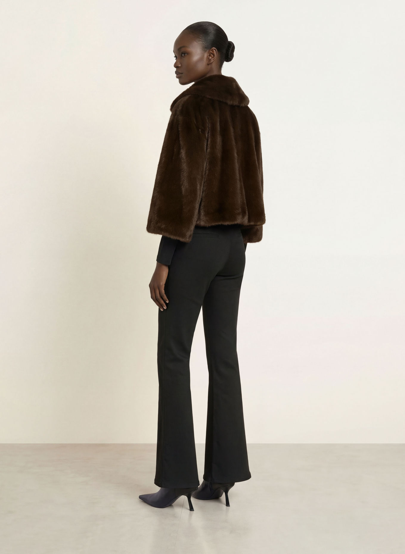 InWear Kunstfell-Jacke YASMINAHIW: DUNKELBRAUN