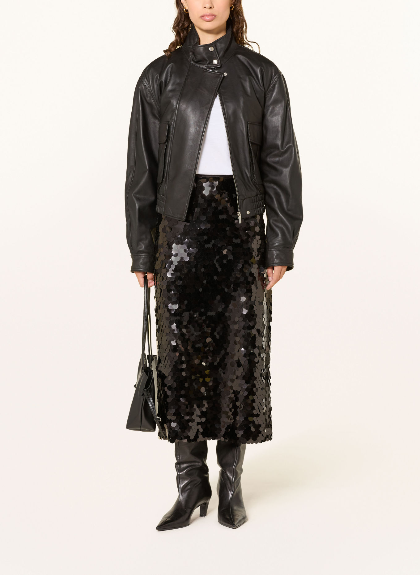 InWear Rock BALLISTAIW mit Pailletten: SCHWARZ