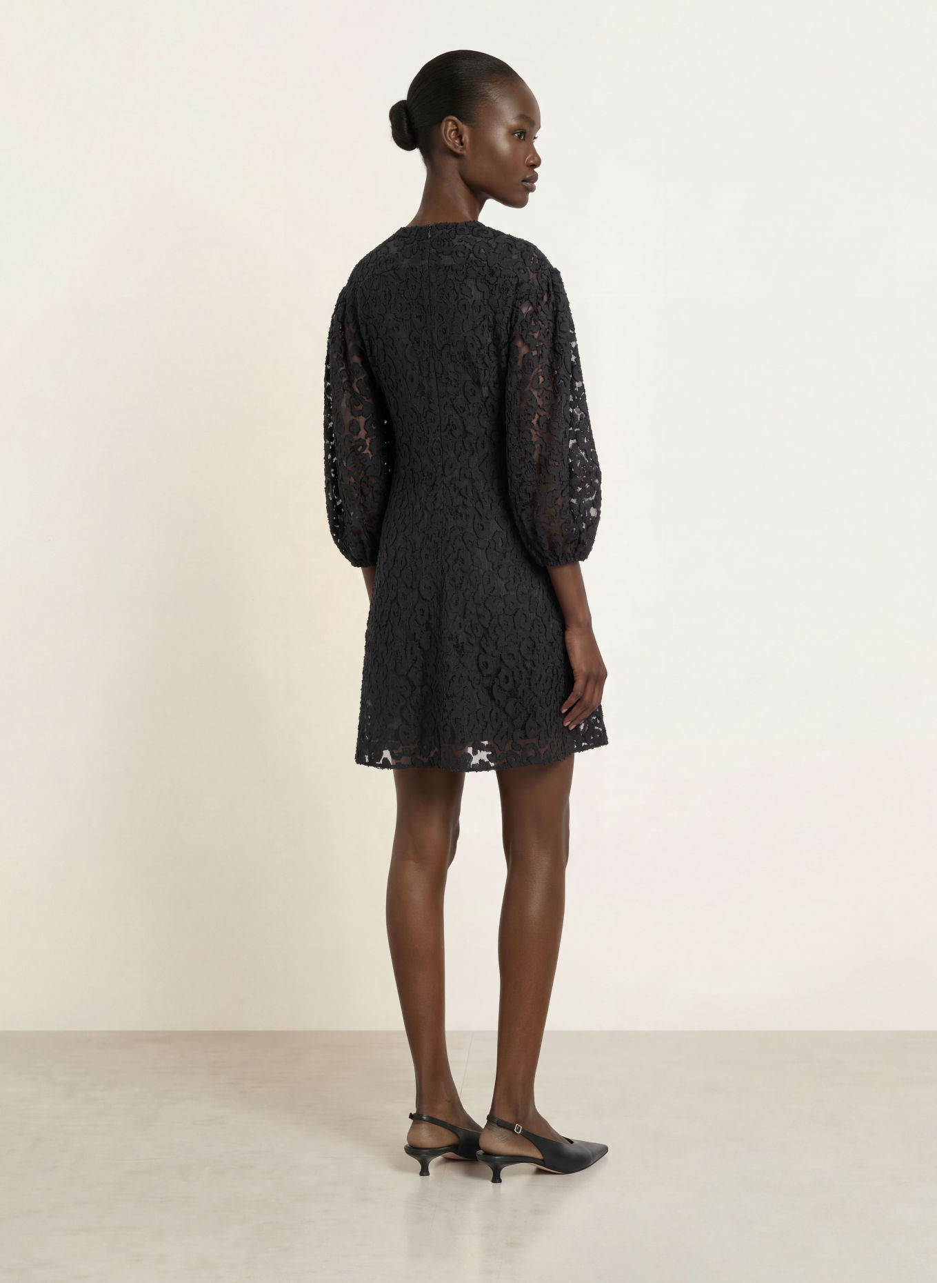InWear OMEGAIW Dress with 3/4-Sleeve: BLACK