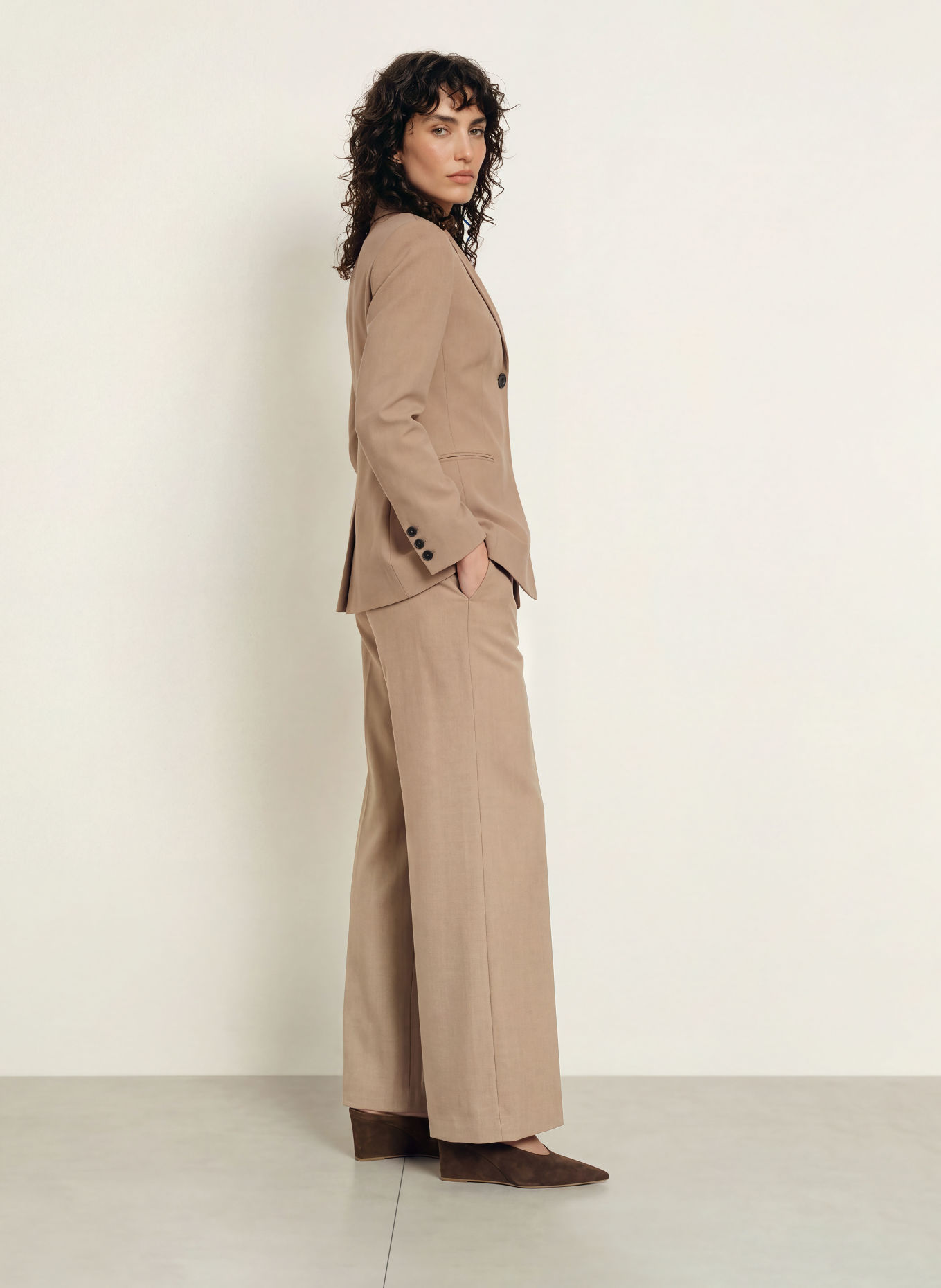 InWear Marlenehose CAPRIEIW: BEIGE