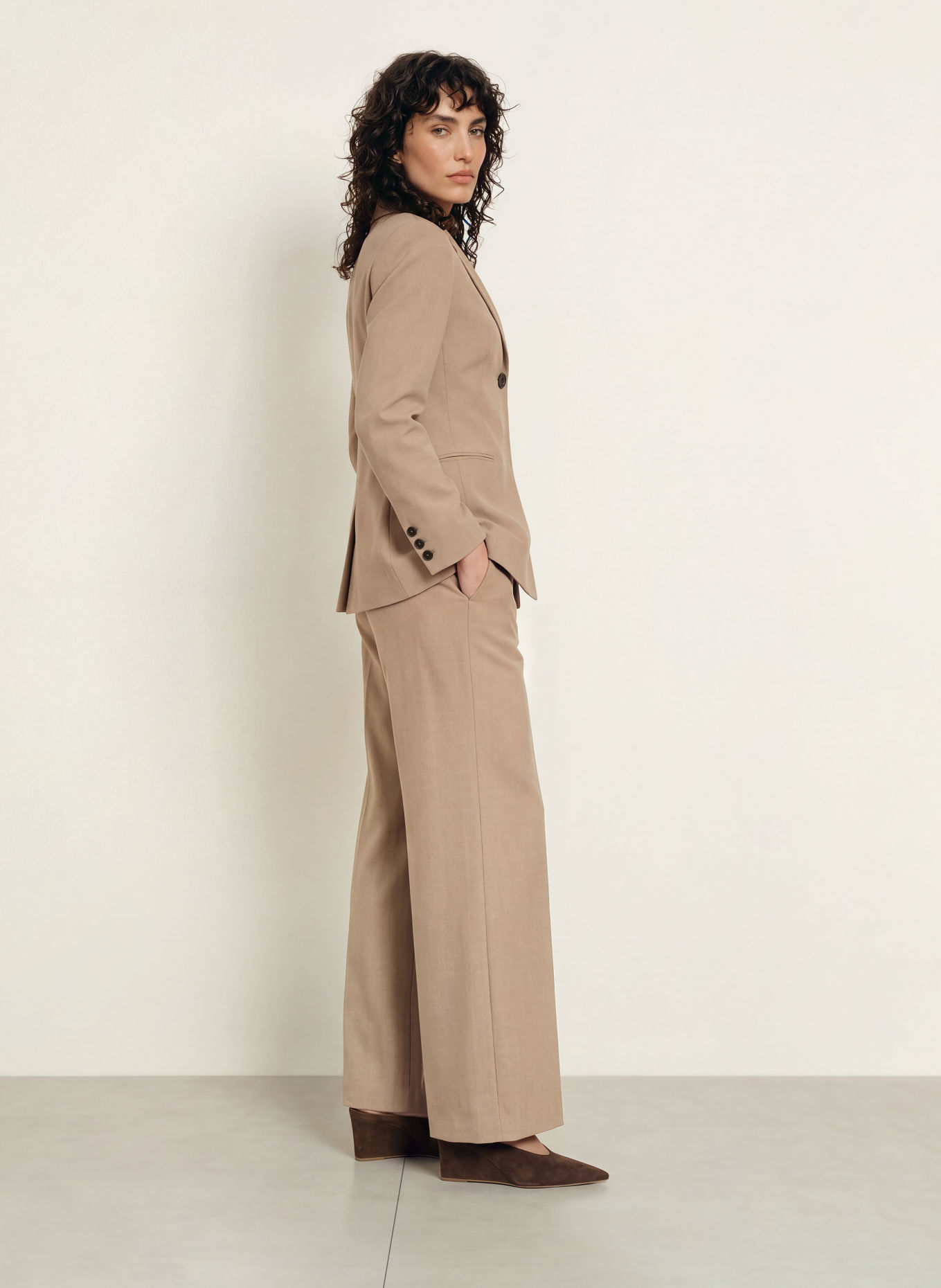 InWear Wide-leg trousers CAPRIEIW: BEIGE