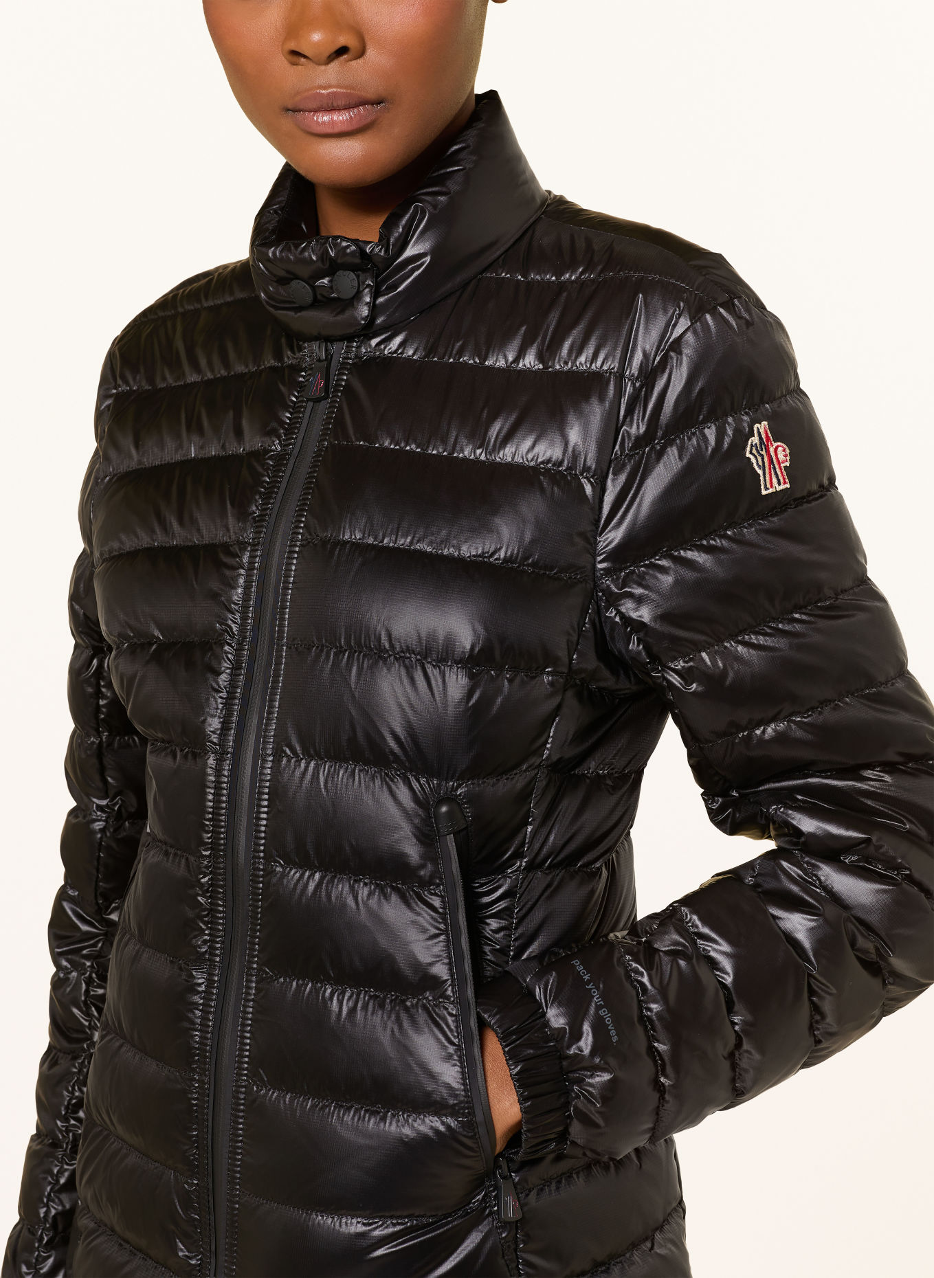 MONCLER GRENOBLE WALIBI Down Jacket: BLACK