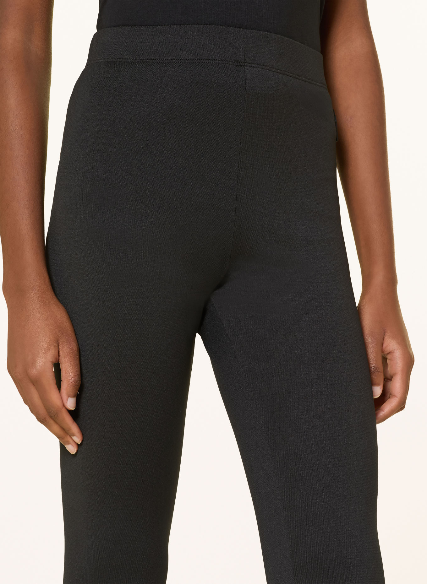 MONCLER GRENOBLE Leggings: BLACK