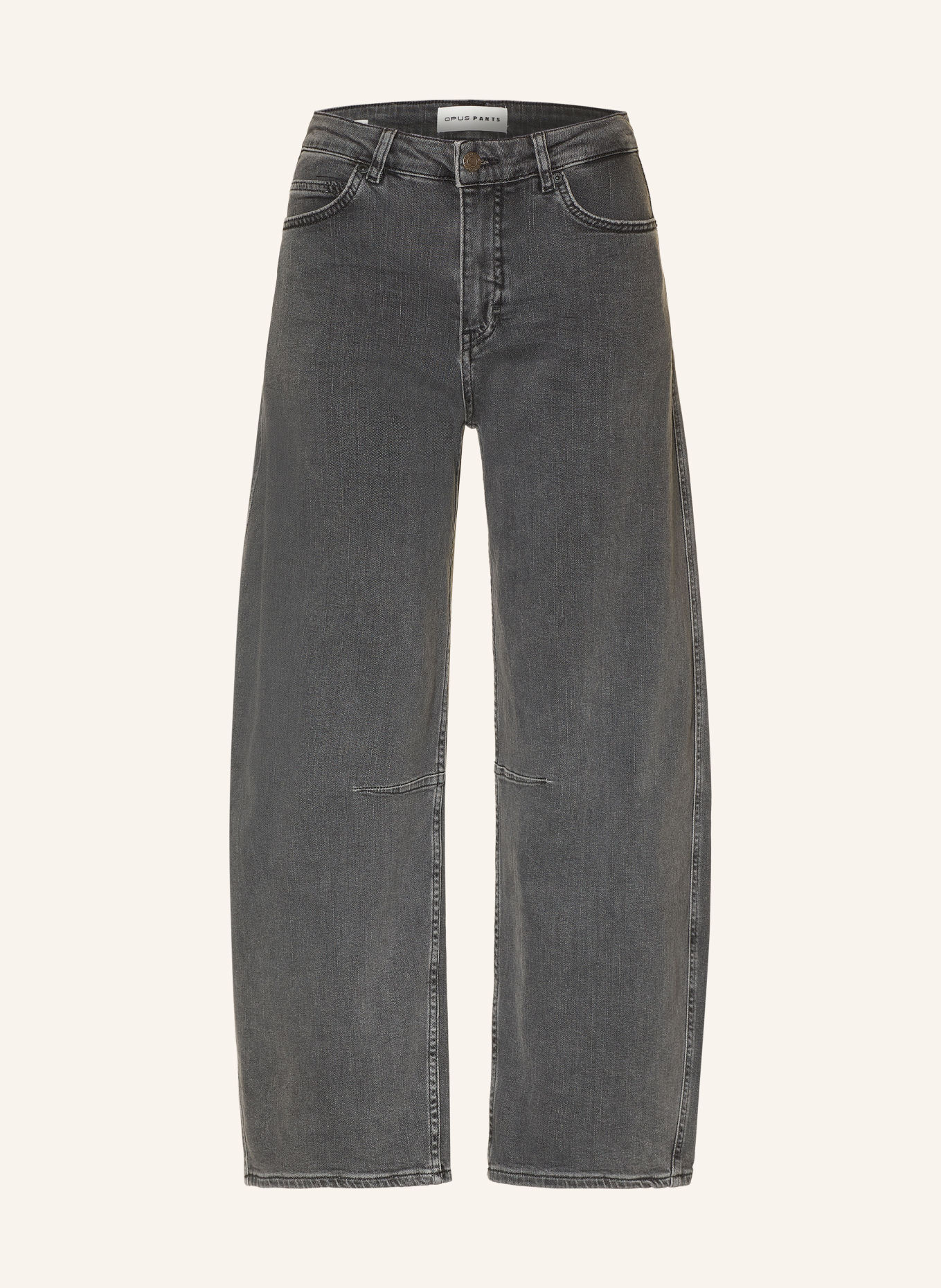 OPUS PANTS MARI VEGA Barrel-leg jeans: 70373 dark grey