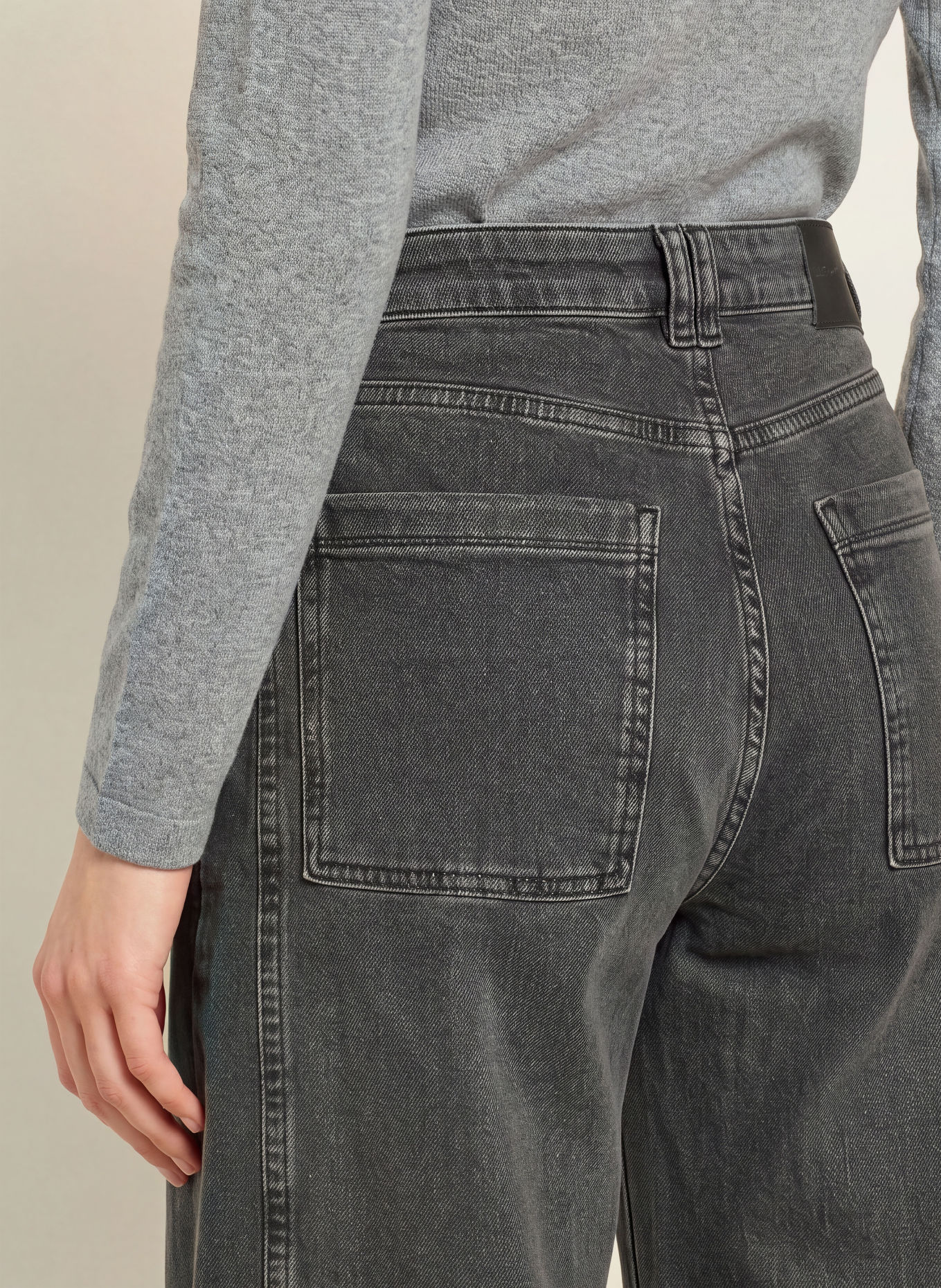 OPUS PANTS MARI VEGA Barrel-leg jeans: 70373 dark grey