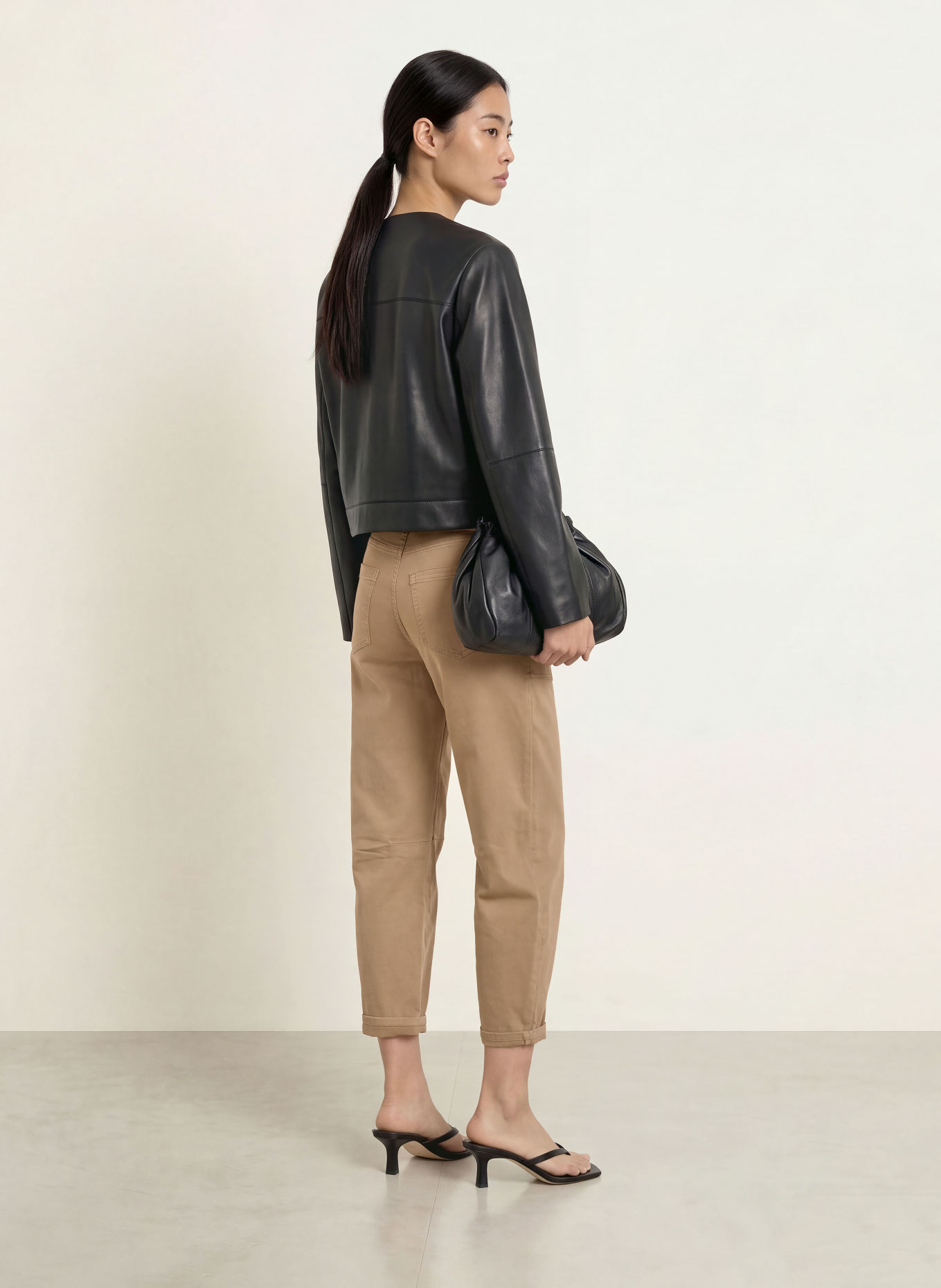 OPUS PANTS LISANA Barrel-leg jeans: 20044 light mocca