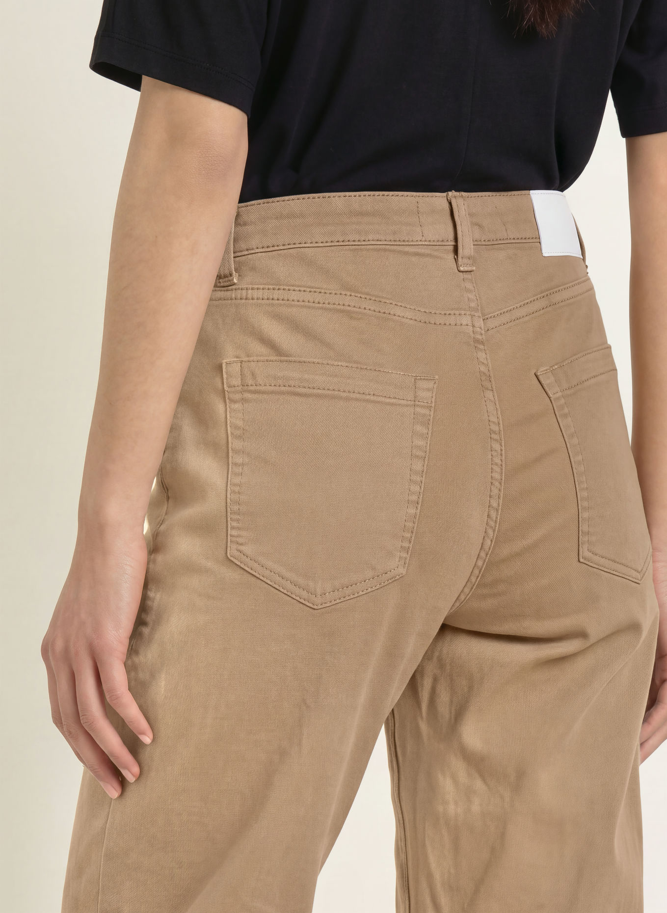 OPUS PANTS LISANA Barrel-leg jeans: 20044 light mocca