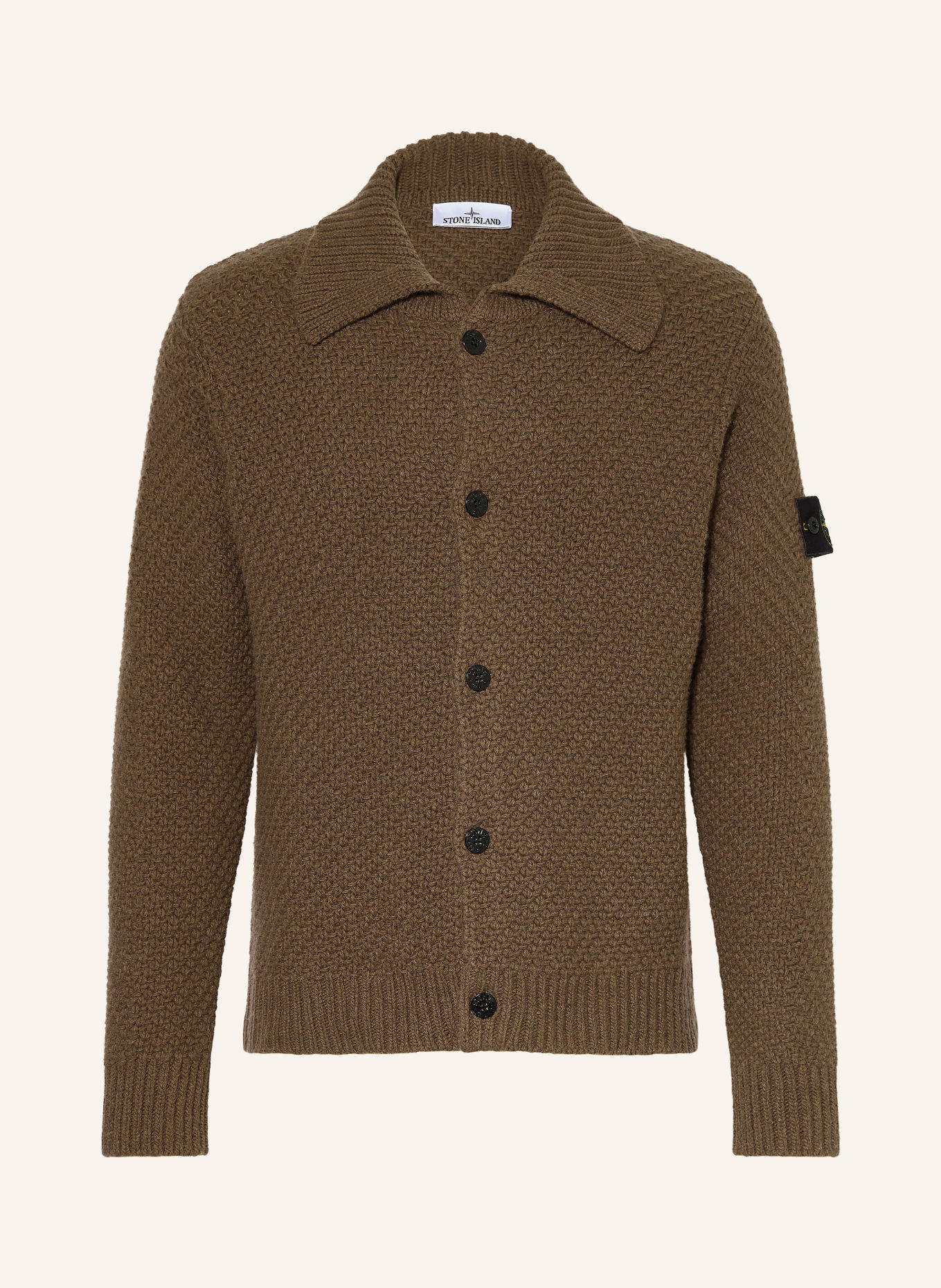 STONE ISLAND Cardigan: BROWN