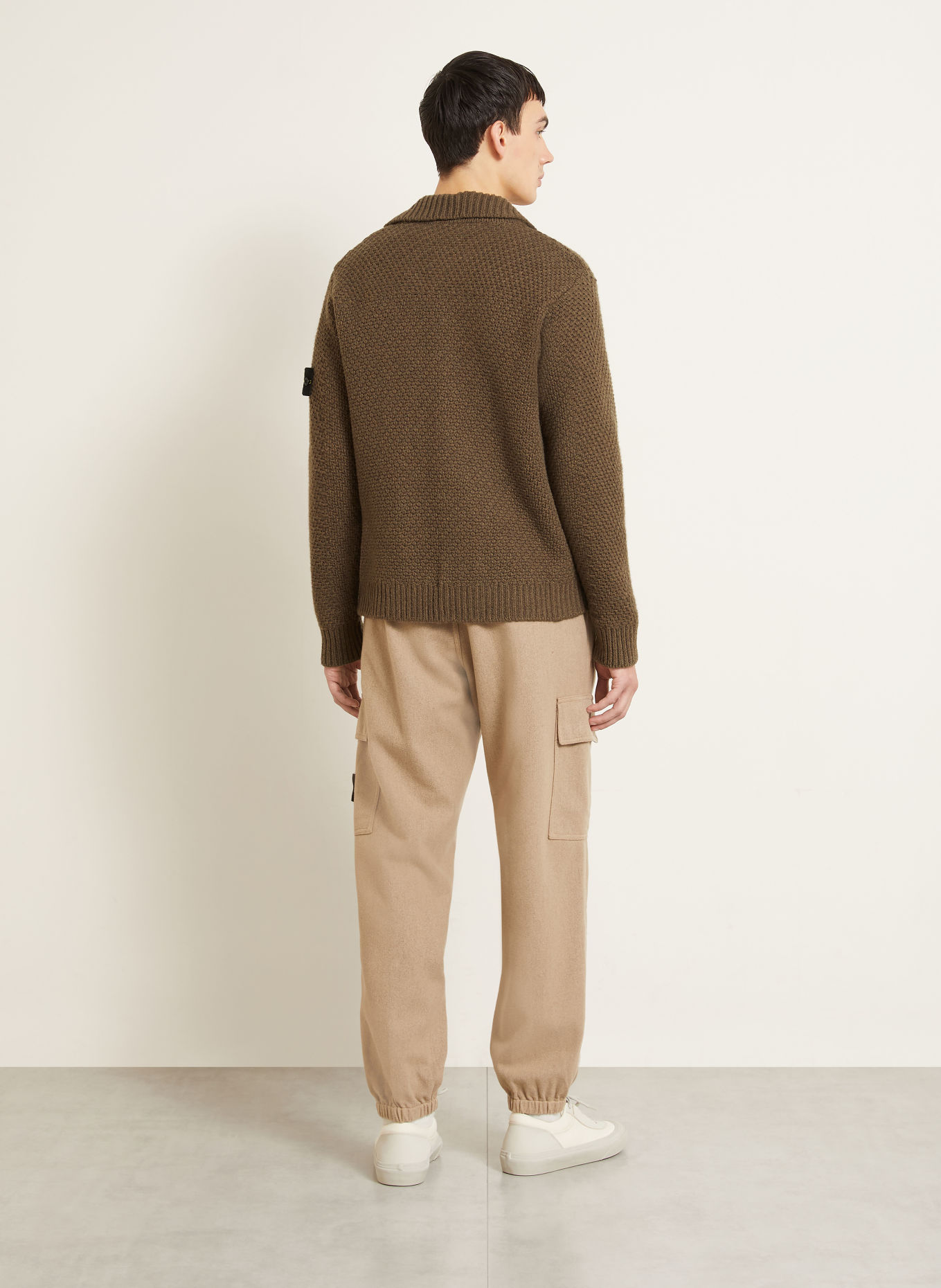 STONE ISLAND Cardigan: BROWN