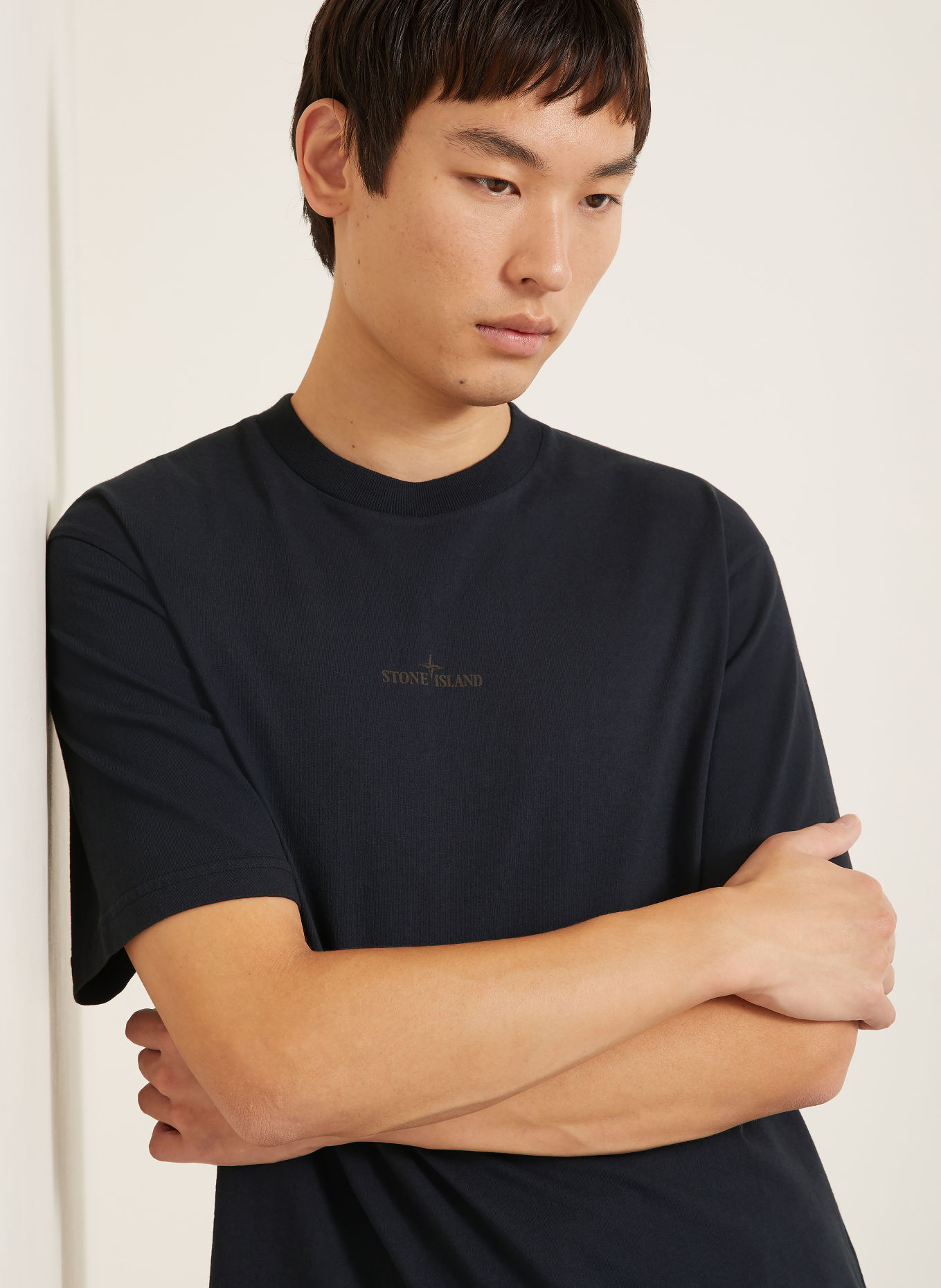 STONE ISLAND Tricou: ALBASTRU ÎNCHIS