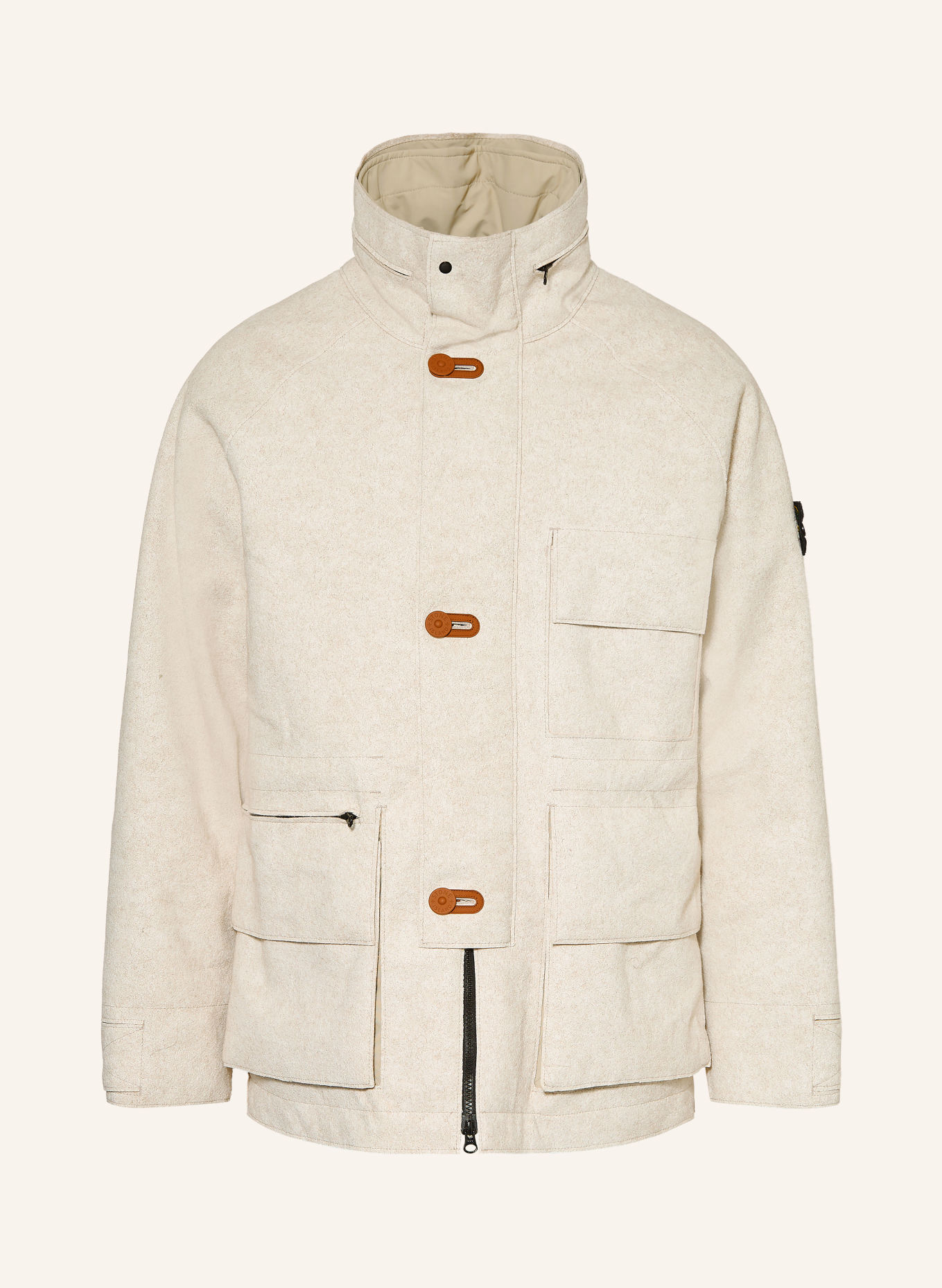 STONE ISLAND Parka en duvet: CRÈME