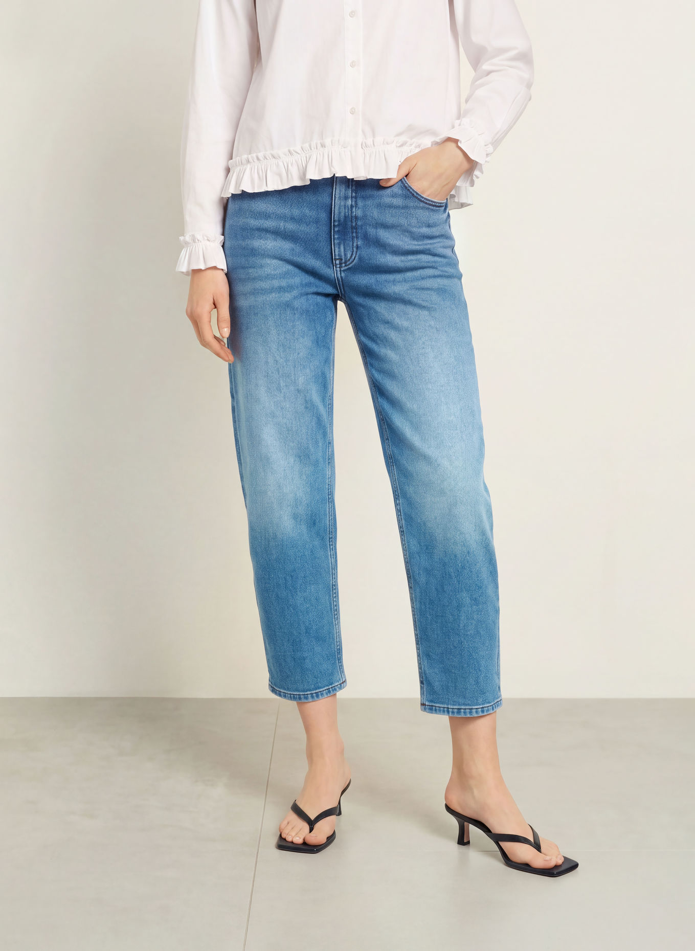 MILANO ITALY Barrel Jeans: 649 denim