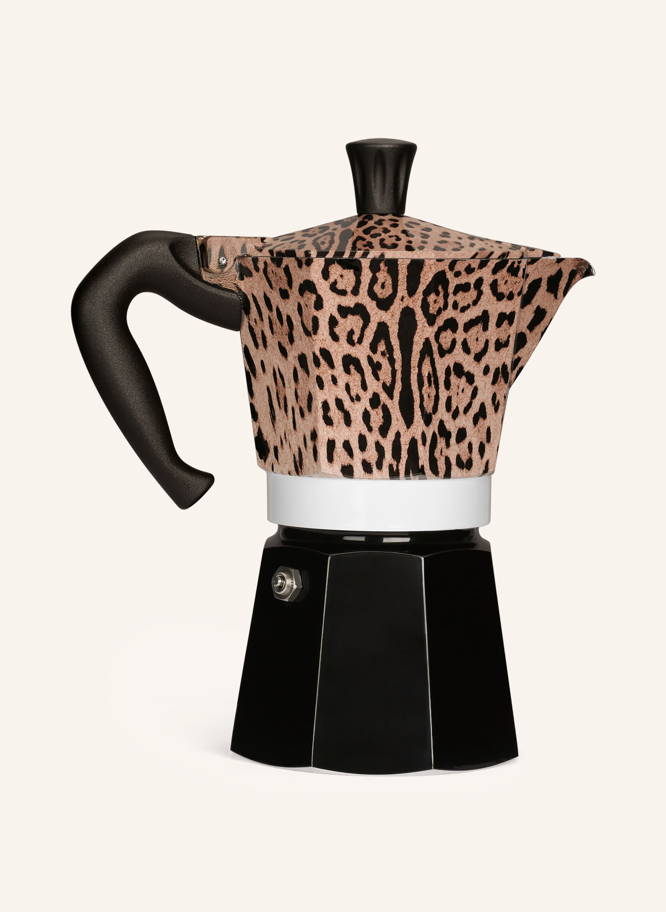 DOLCE & GABBANA CASA Espressokocher: SCHWARZ / HELLBRAUN / BRAUN