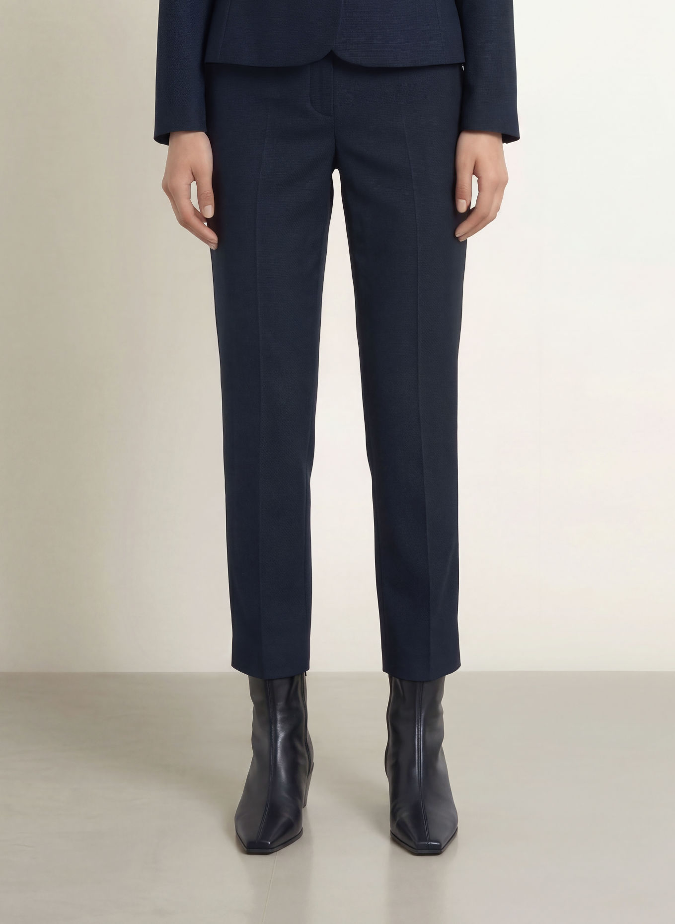 MORE & MORE Kalhoty HEDY: TMAVĚ MODRÁ