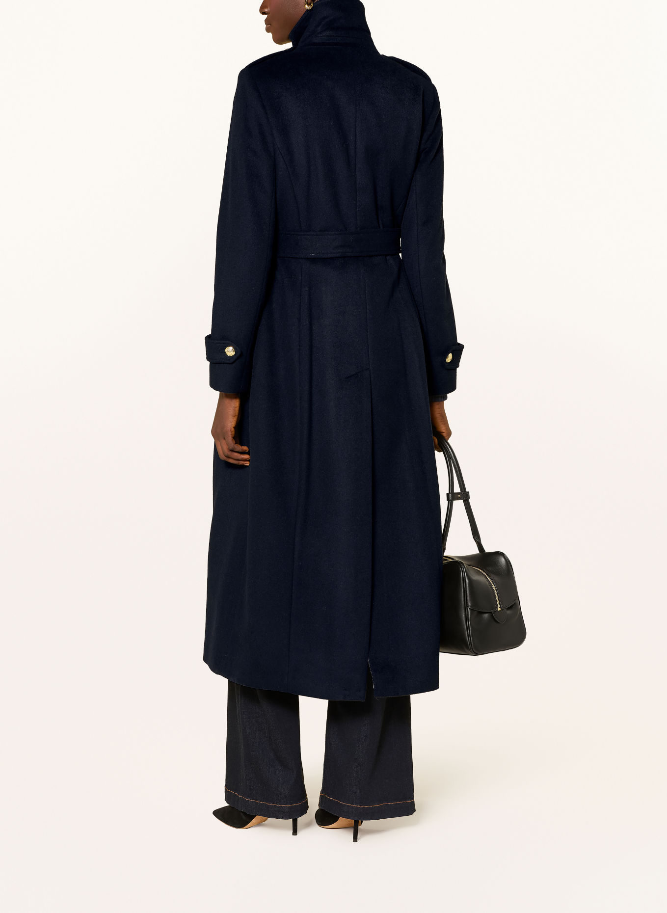LAUREN RALPH LAUREN Coat: DARK BLUE / GOLD