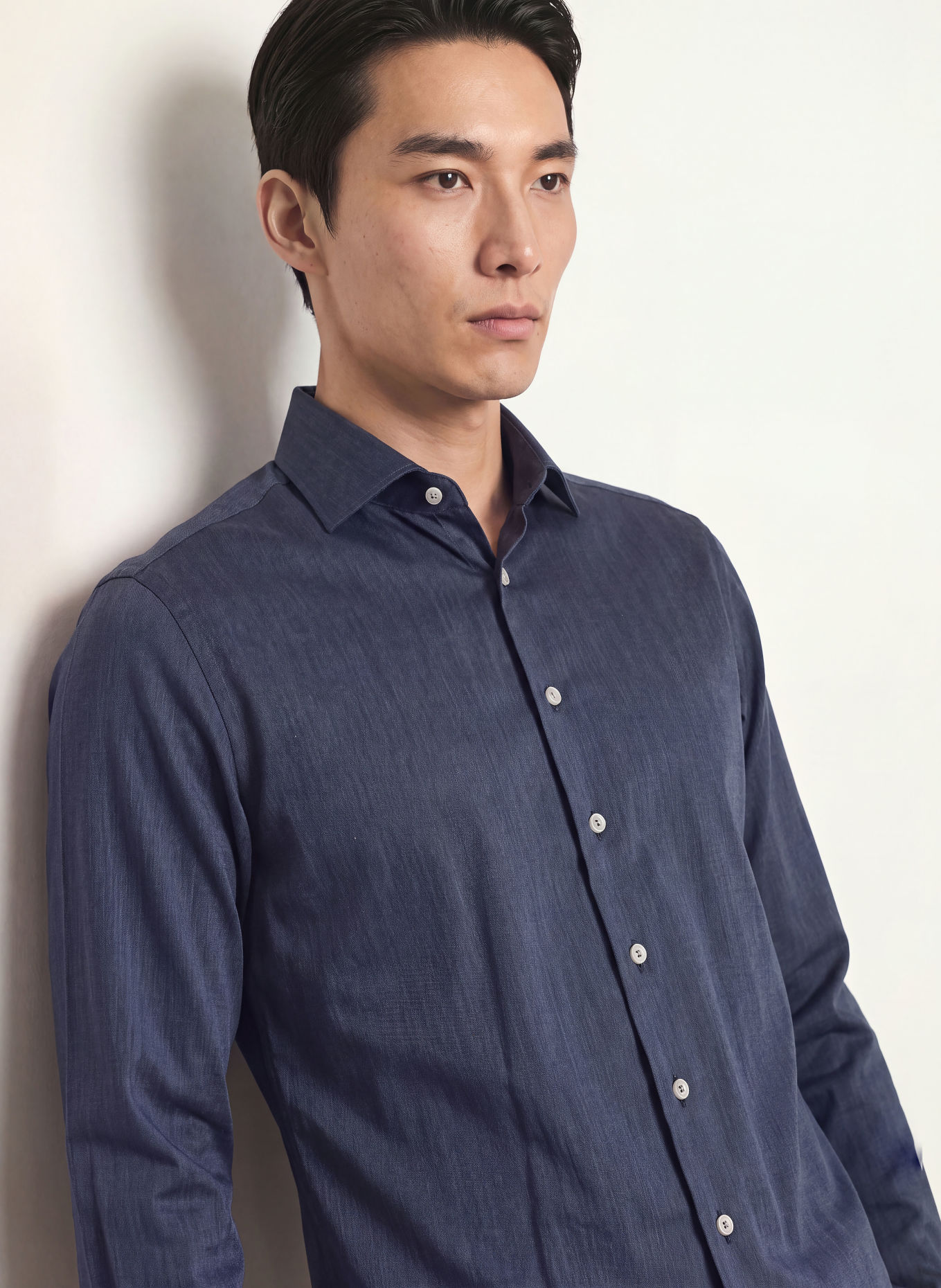 ETON Contemporary Fit Shirt: BLUE GRAY