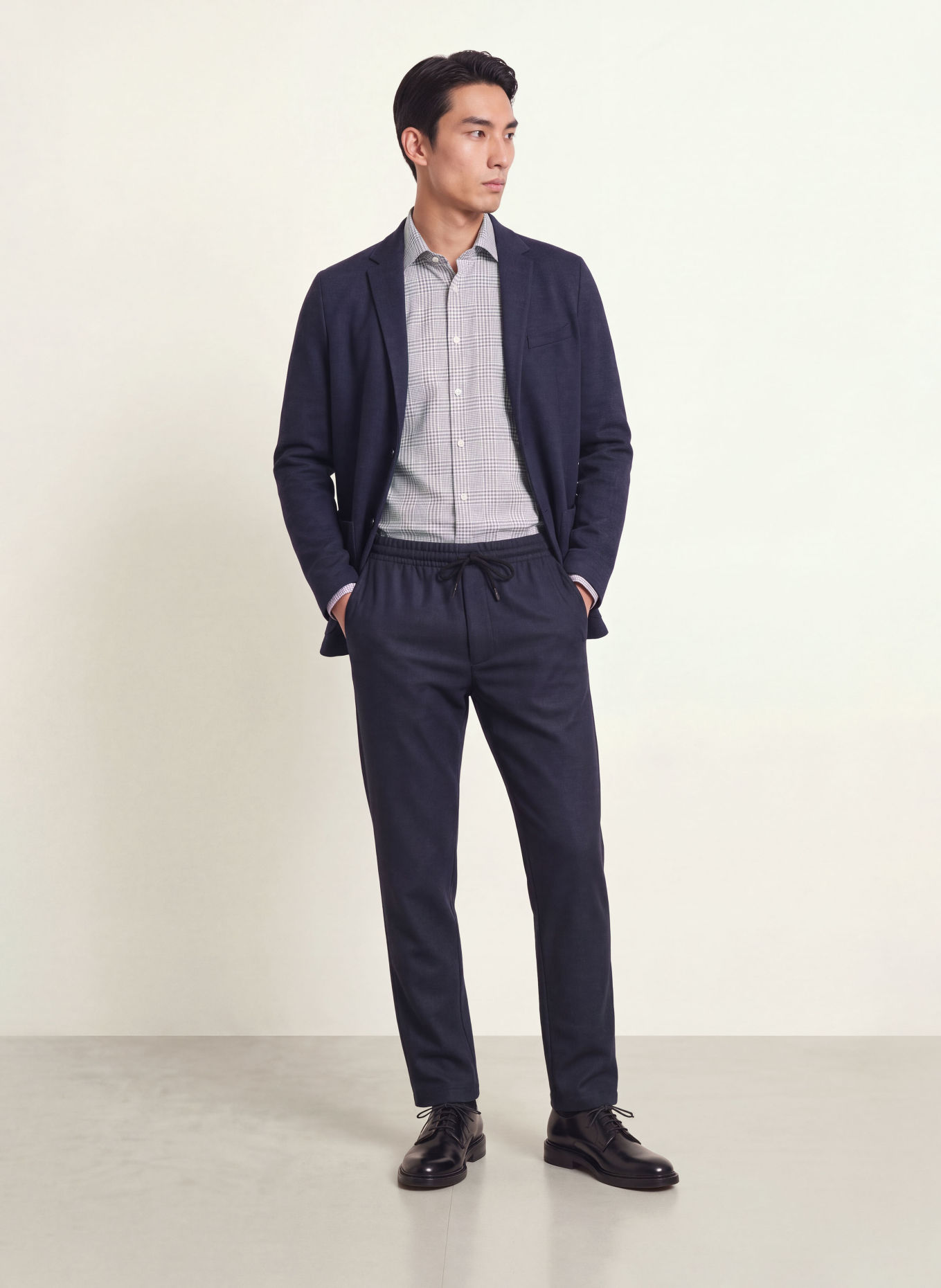 ETON Contemporary Fit Shirt: LIGHT BLUE / WHITE / BLACK