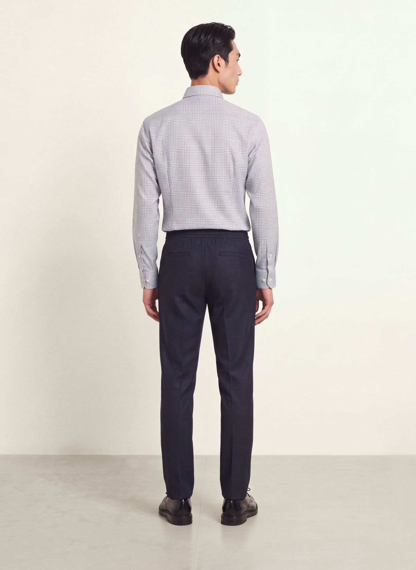 ETON Contemporary Fit Shirt: LIGHT BLUE / WHITE / BLACK