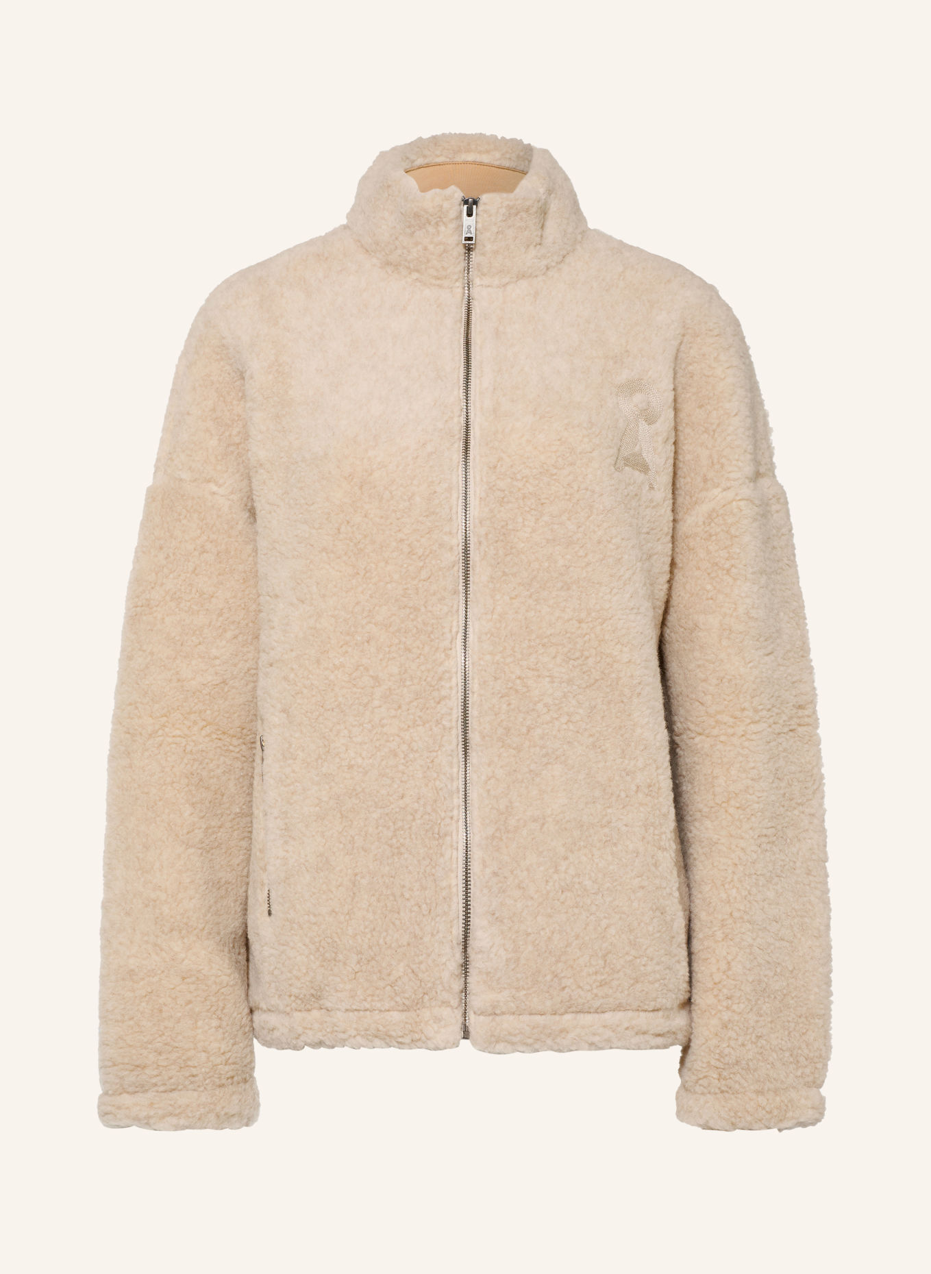ARMEDANGELS Plush Jacket: LIGHT BROWN