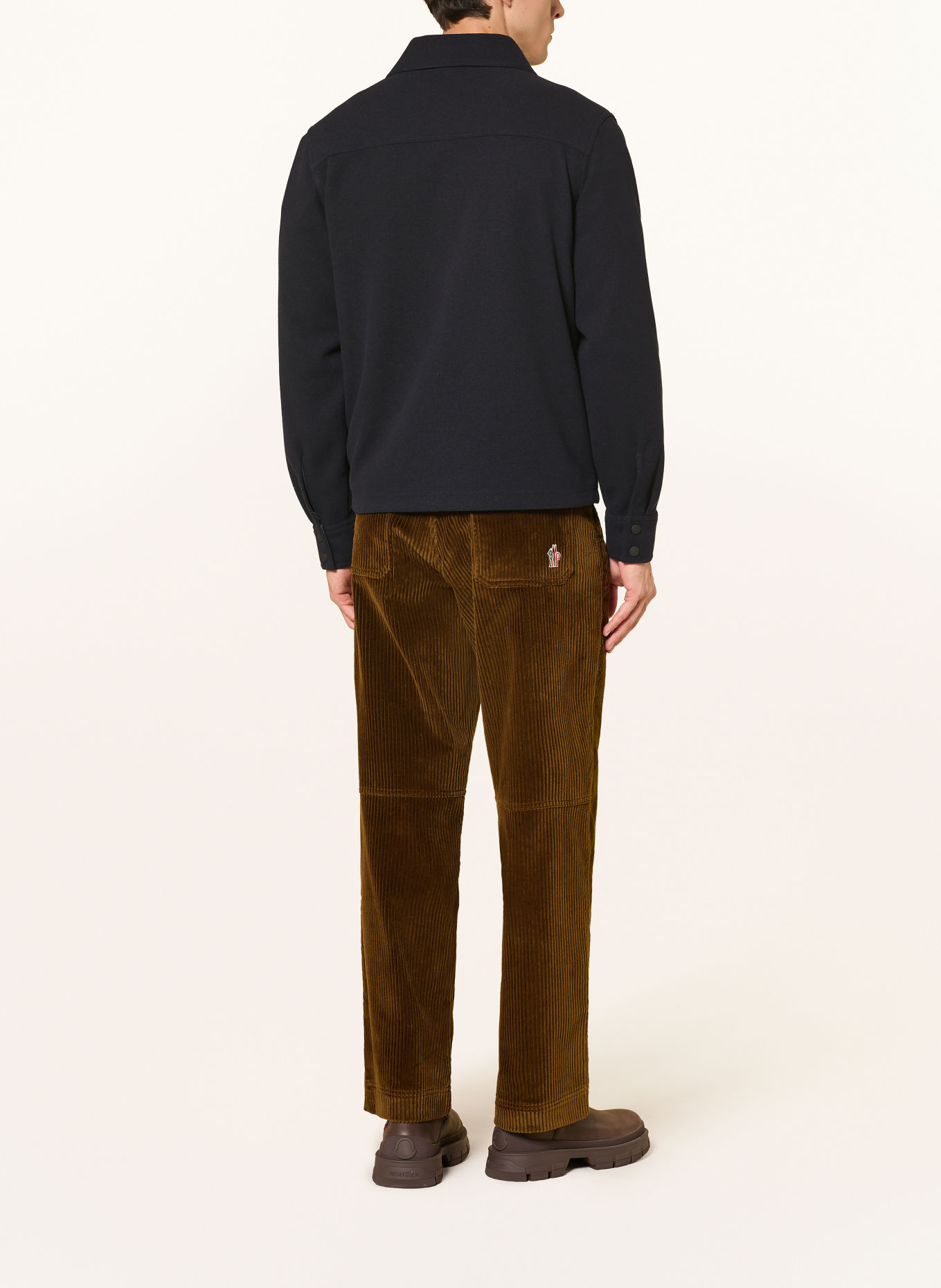 MONCLER GRENOBLE Cordhose Regular Fit: DUNKELBRAUN