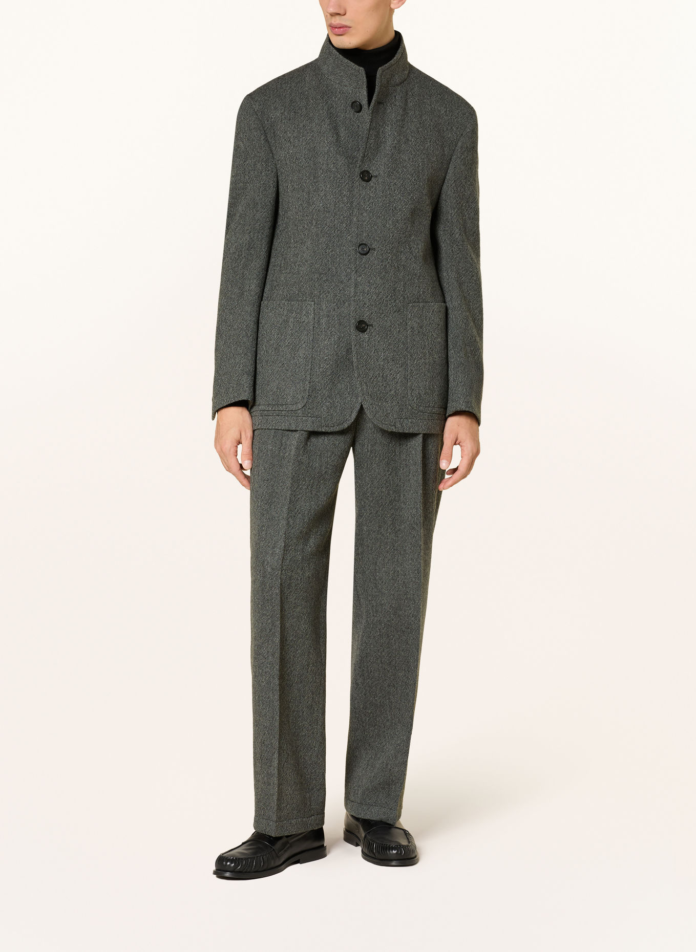 STRELLSON BARNABY Overshirt: GRAY / DARK GRAY