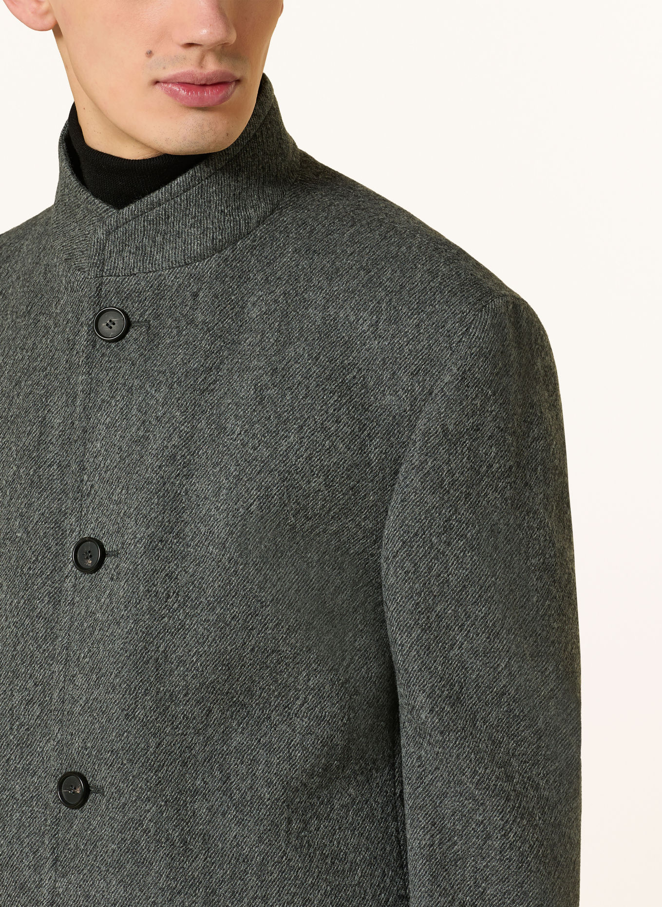 STRELLSON BARNABY Overshirt: GRAY / DARK GRAY