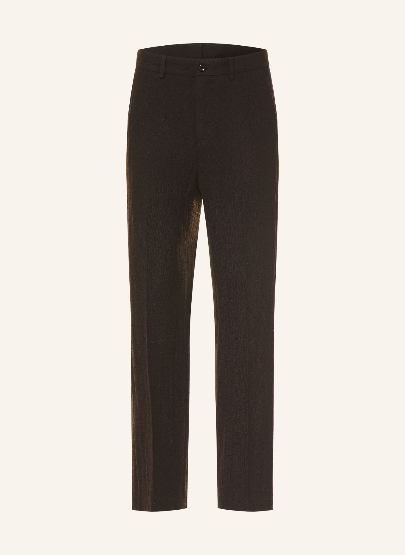 STRELLSON JORDAN Relaxed Fit Trousers: DARK BROWN