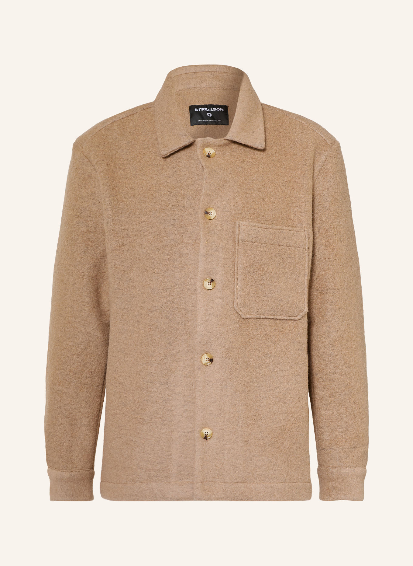 STRELLSON Overshirt NORIS-J: BEIGE